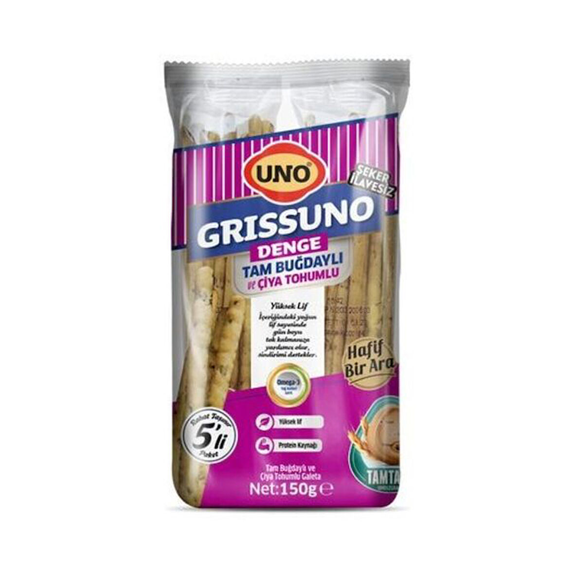 Uno Grissuno Tam Buğday & Çiya Tohumlu 150 Gr