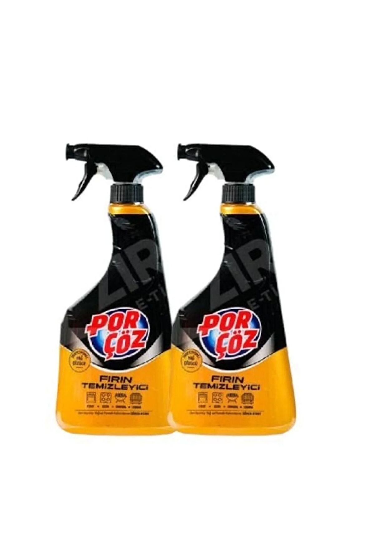 Porçöz Fırın Temizleyici Sprey 2 Adet 750 ml