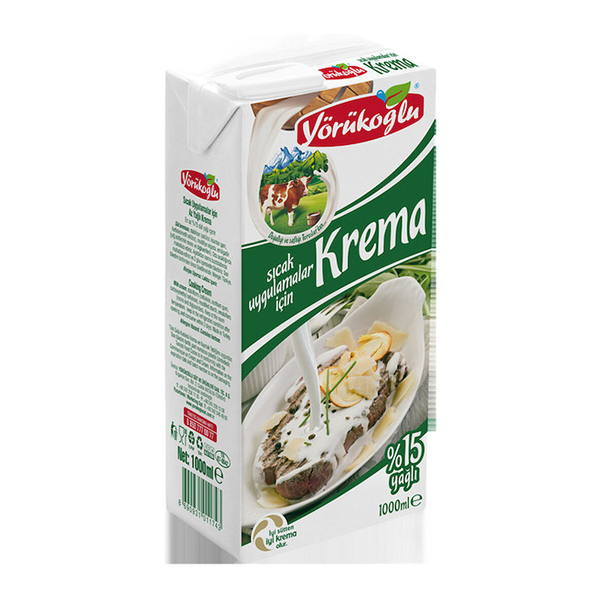 Yörükoğlu Krema Pısırmelık 1000 Ml