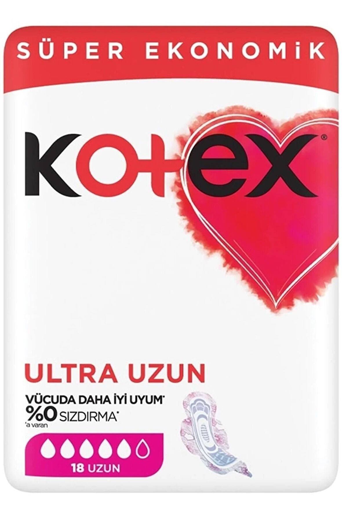 Kotex ULTRA QUADRO UZUN PED 18 Lİ 1 ADET