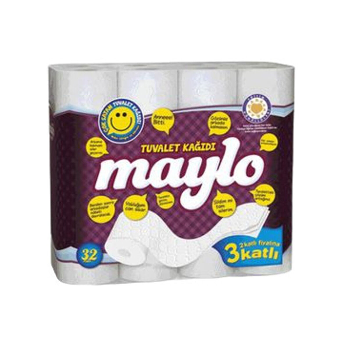 Maylo Tuvalet Kağıdı 3 Katlı 32'li