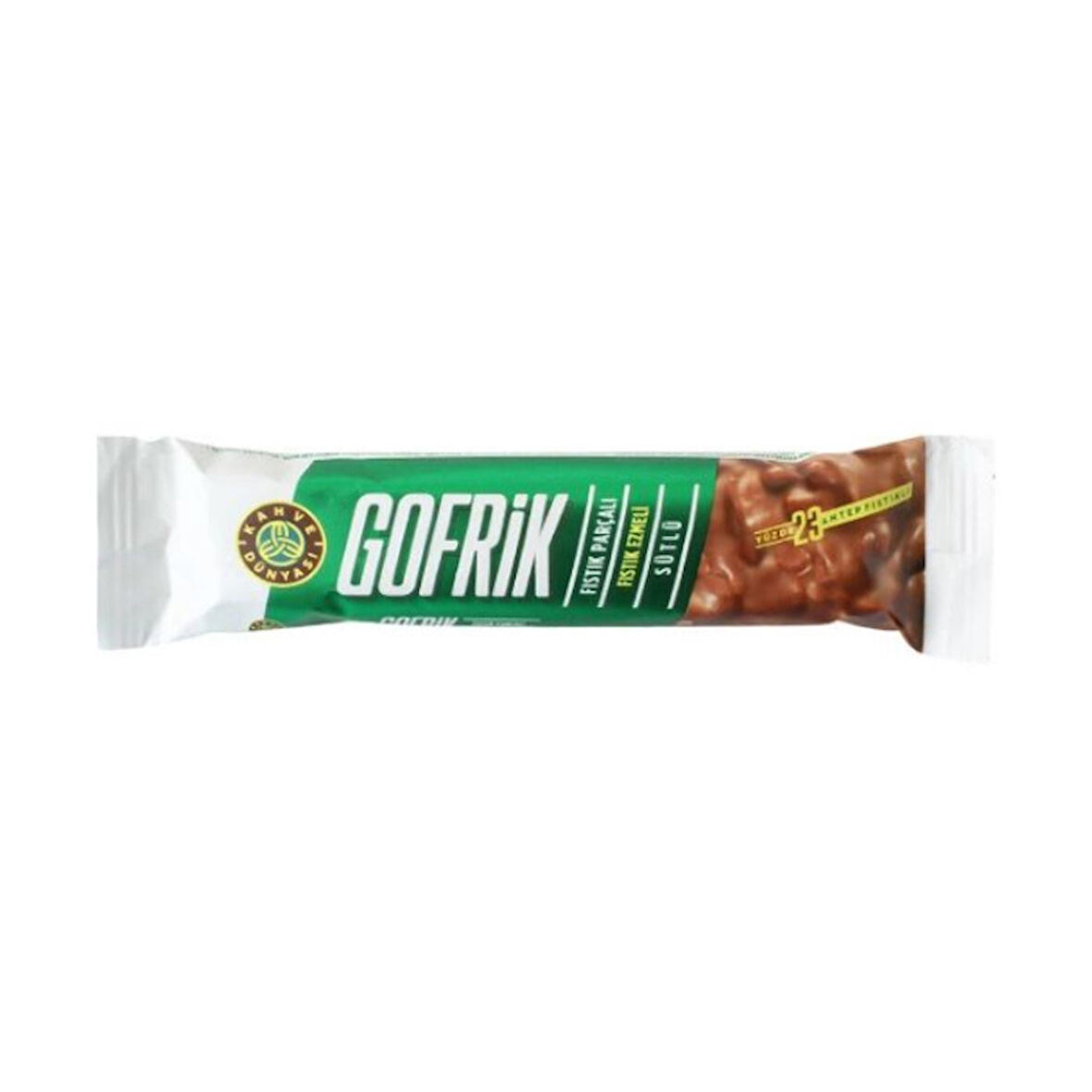 Kahve Dünyası Gofret Gofrik Sütlü Antep Fıstıklı Parçacıklı 33 Gr