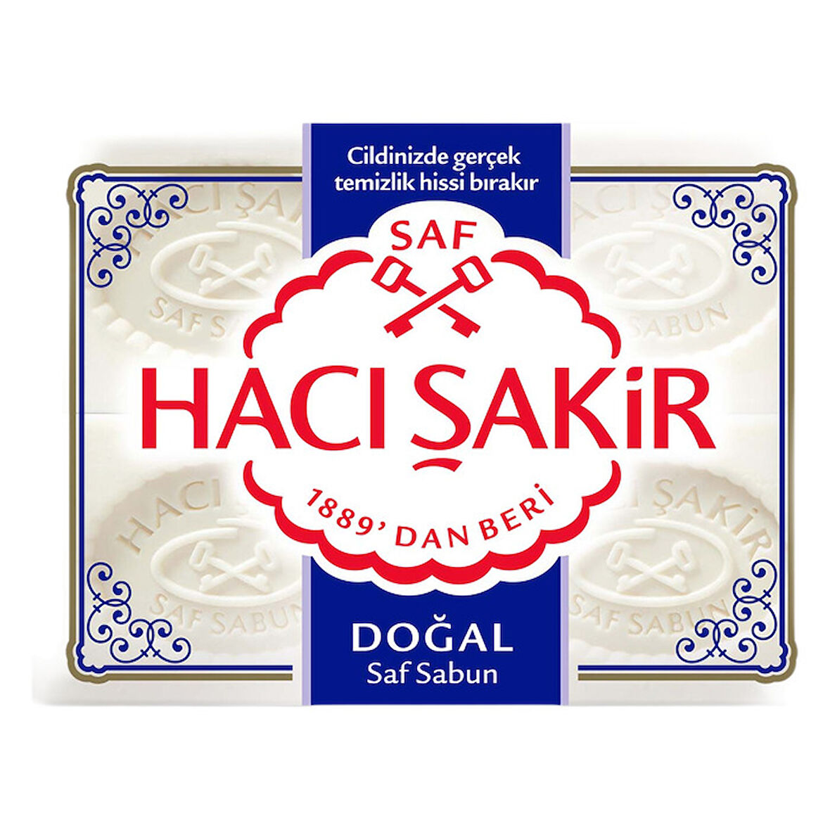 Hacı Şakir Sabun Saf Ve Doğal Kalıp 4x150 Gr
