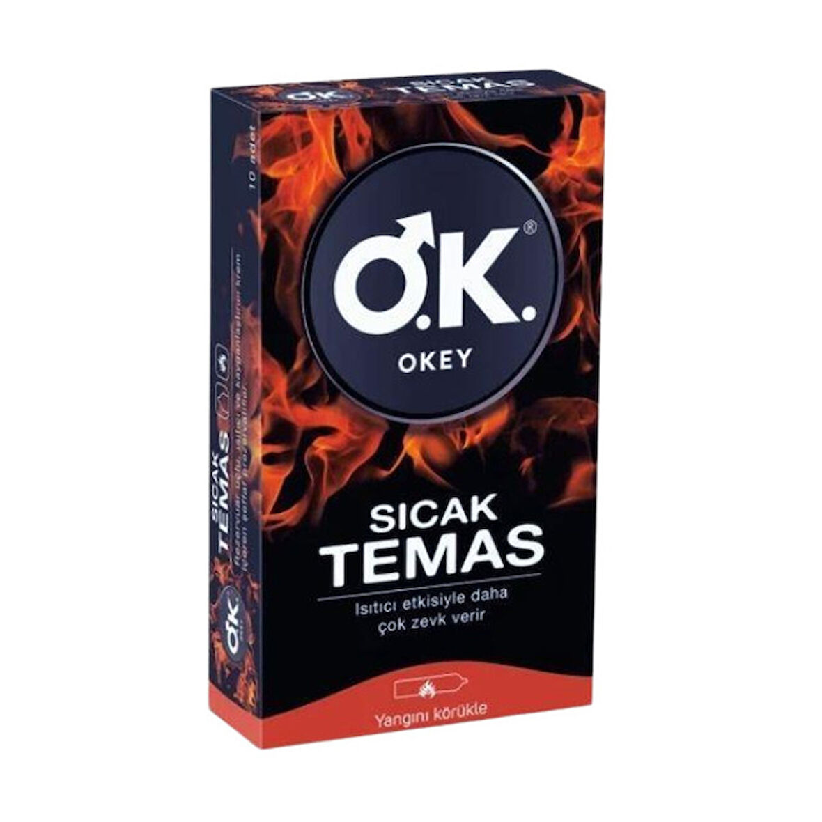 Okey Prezervatif Prezervatif Sıcak Temas 10'lu
