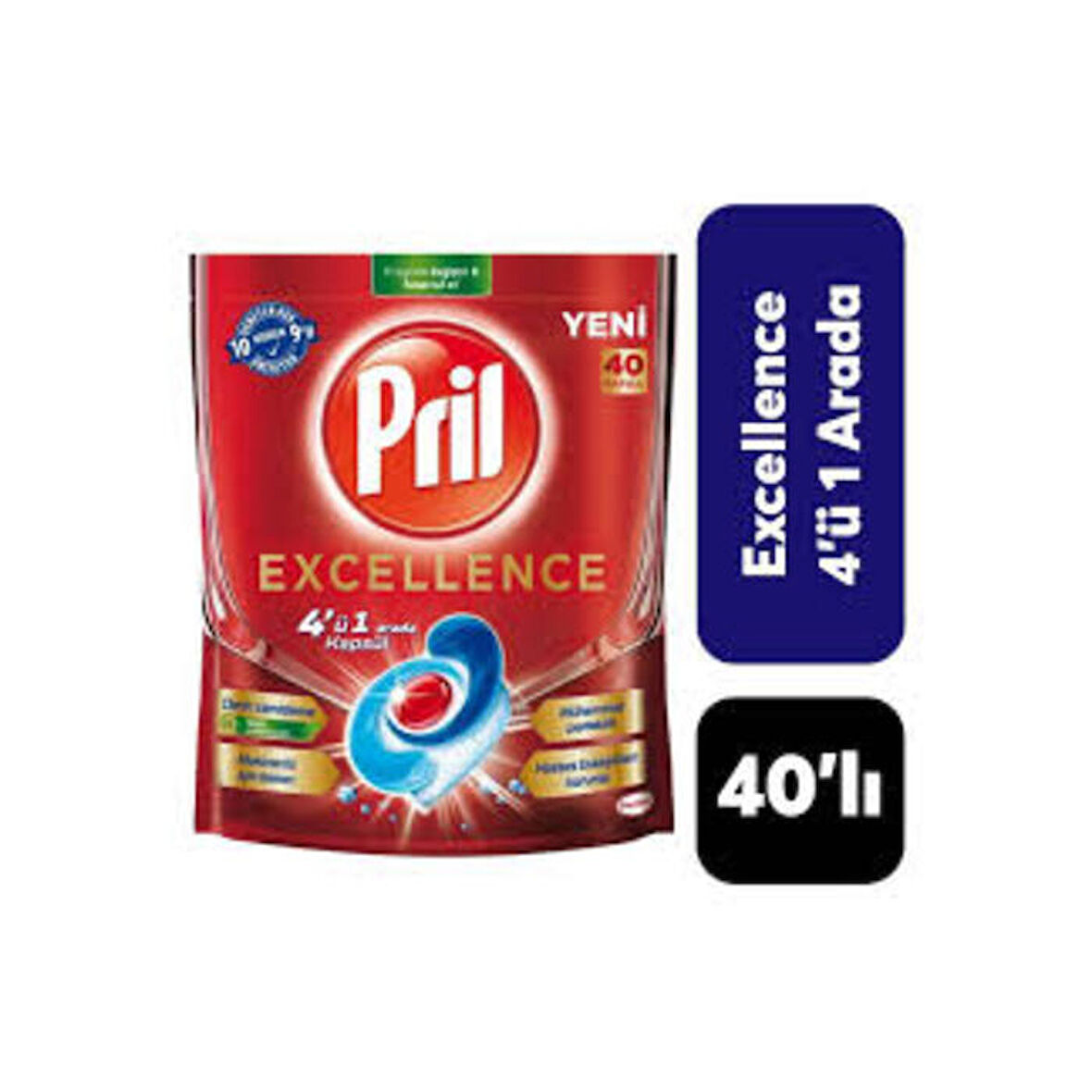 Pril Bulaşık Makinesi Tableti Excellence Kapsül 40'lı
