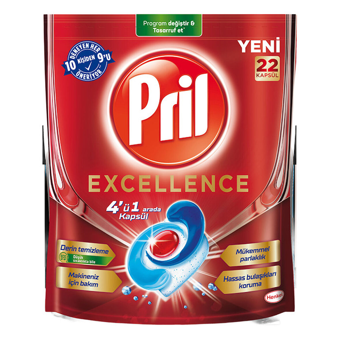 Pril Bulaşık Makinesi Tableti Excellence 22 Kapsül