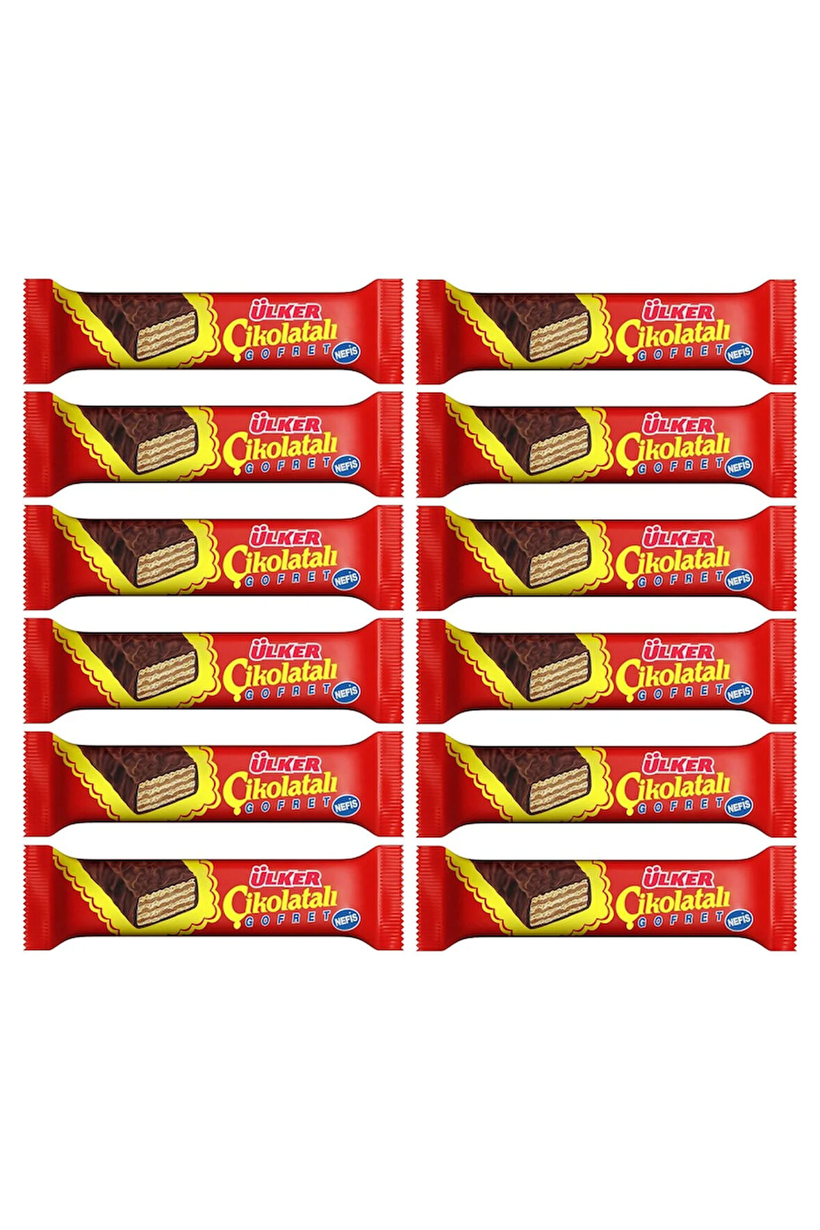 Ülker Çikolatalı Gofret 36 Gr 12 Li Paket