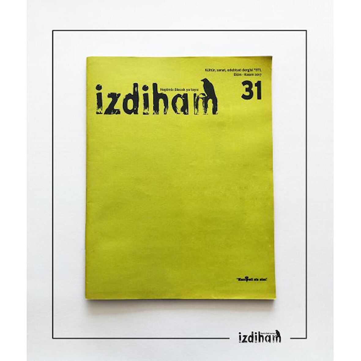 İzdiham 31.Sayı Ekim-Kasım 2017