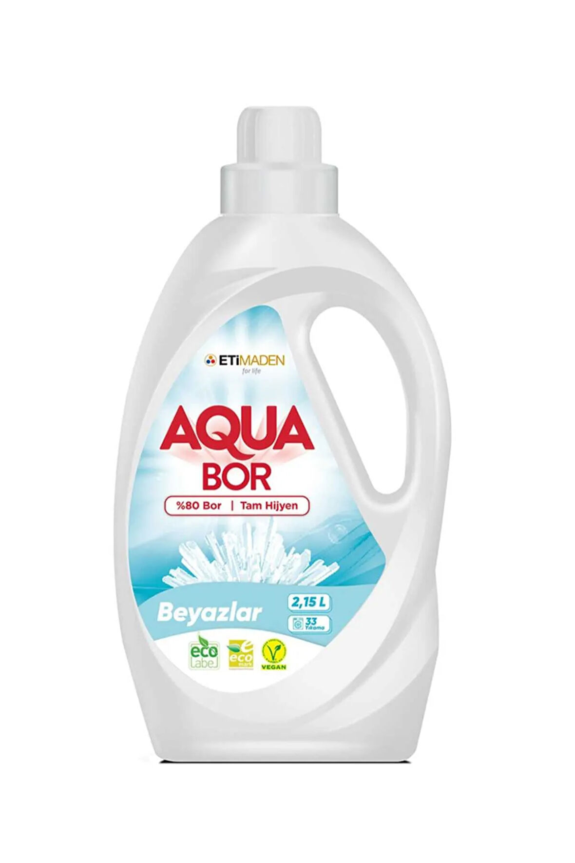 AQUABOR BEYAZLAR İÇİN SIVI DETERJAN 2.15 L 33 YIKAMA