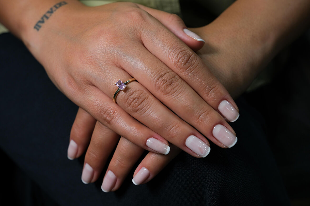 Pink İce Crush Yüzük