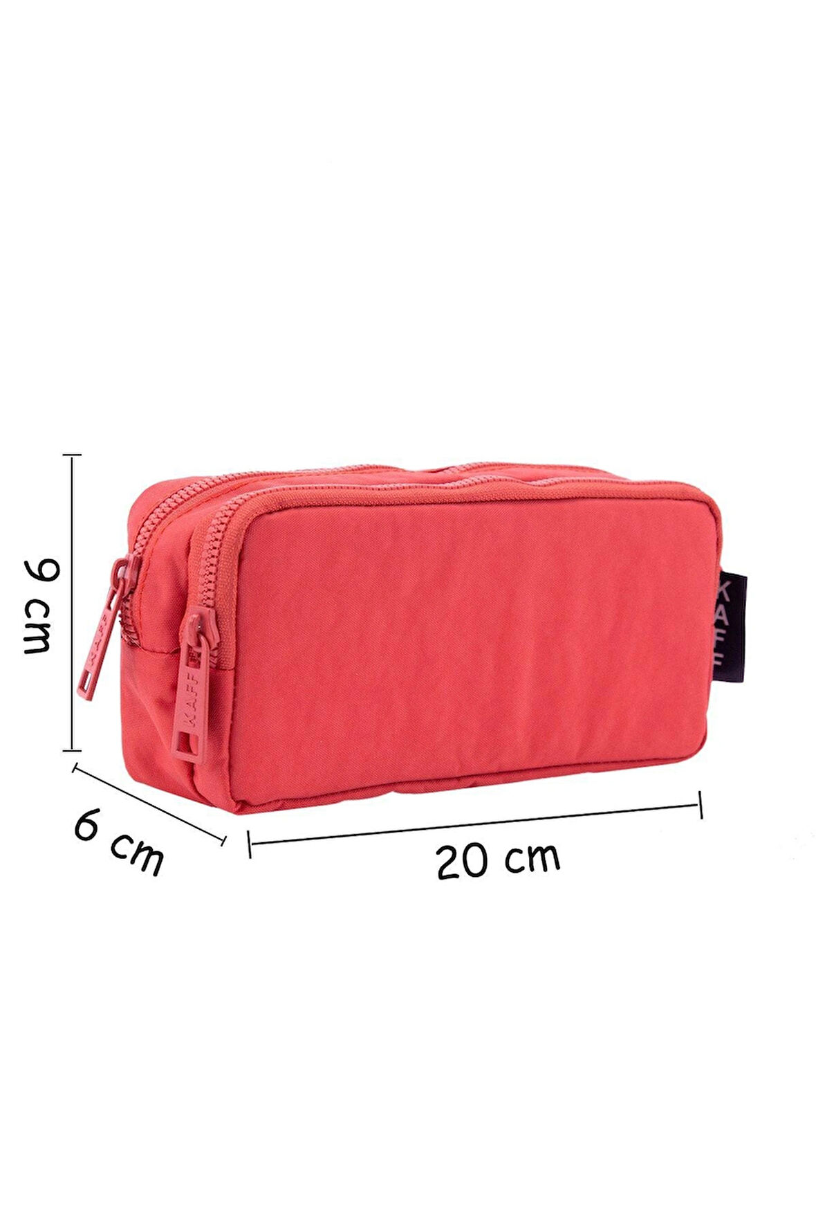 Nemo Bags Yavruağzı Kalem Kutusu Büyük Kaff Krinkıl Su Geçirmez Iki Gözlü Cepli Cüzdan Tipi Kalemlik