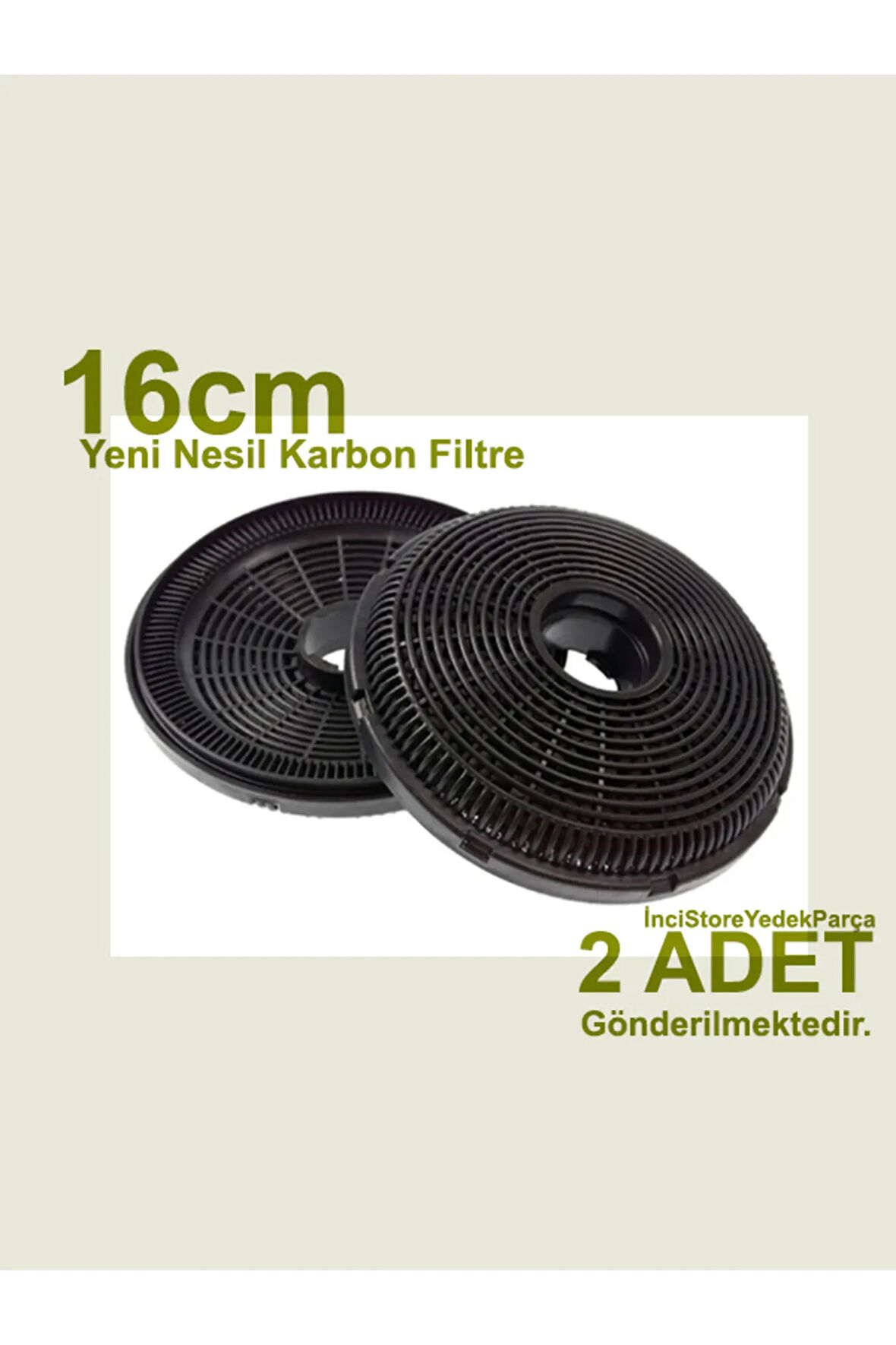 Ad 6002 Rb Ankastre Davlumbaz Aspiratör İçin 2 Adet Yeni Nesil Karbon Filtre V40068878