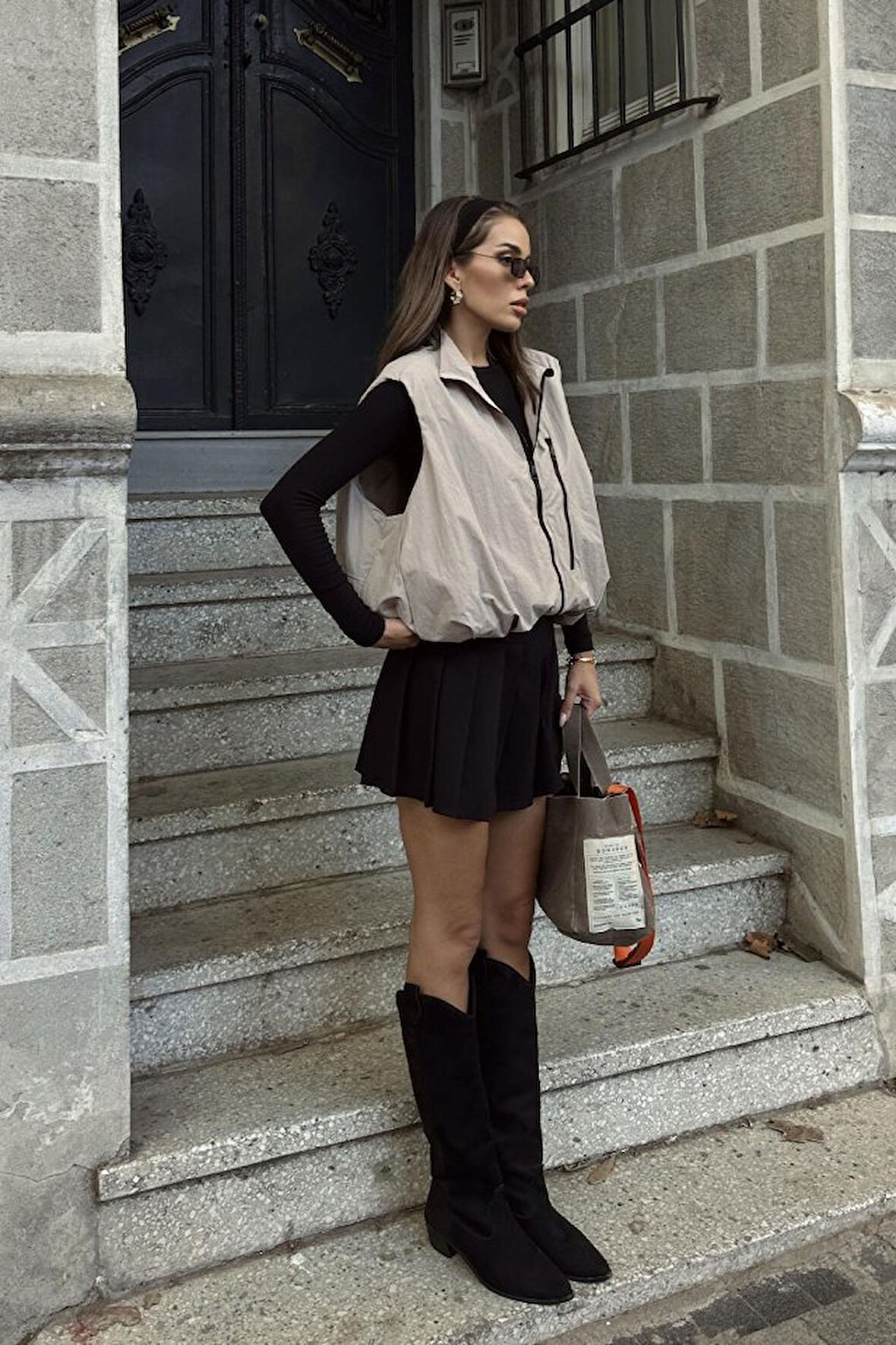 Modavera Paraşüt Yelek - Taş