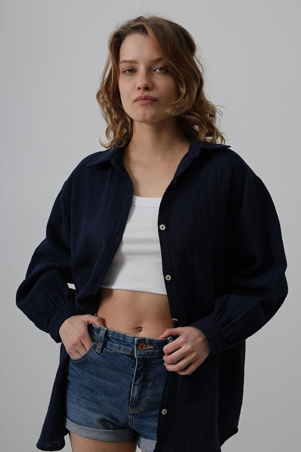 Modavera Gömlek - Lacivert