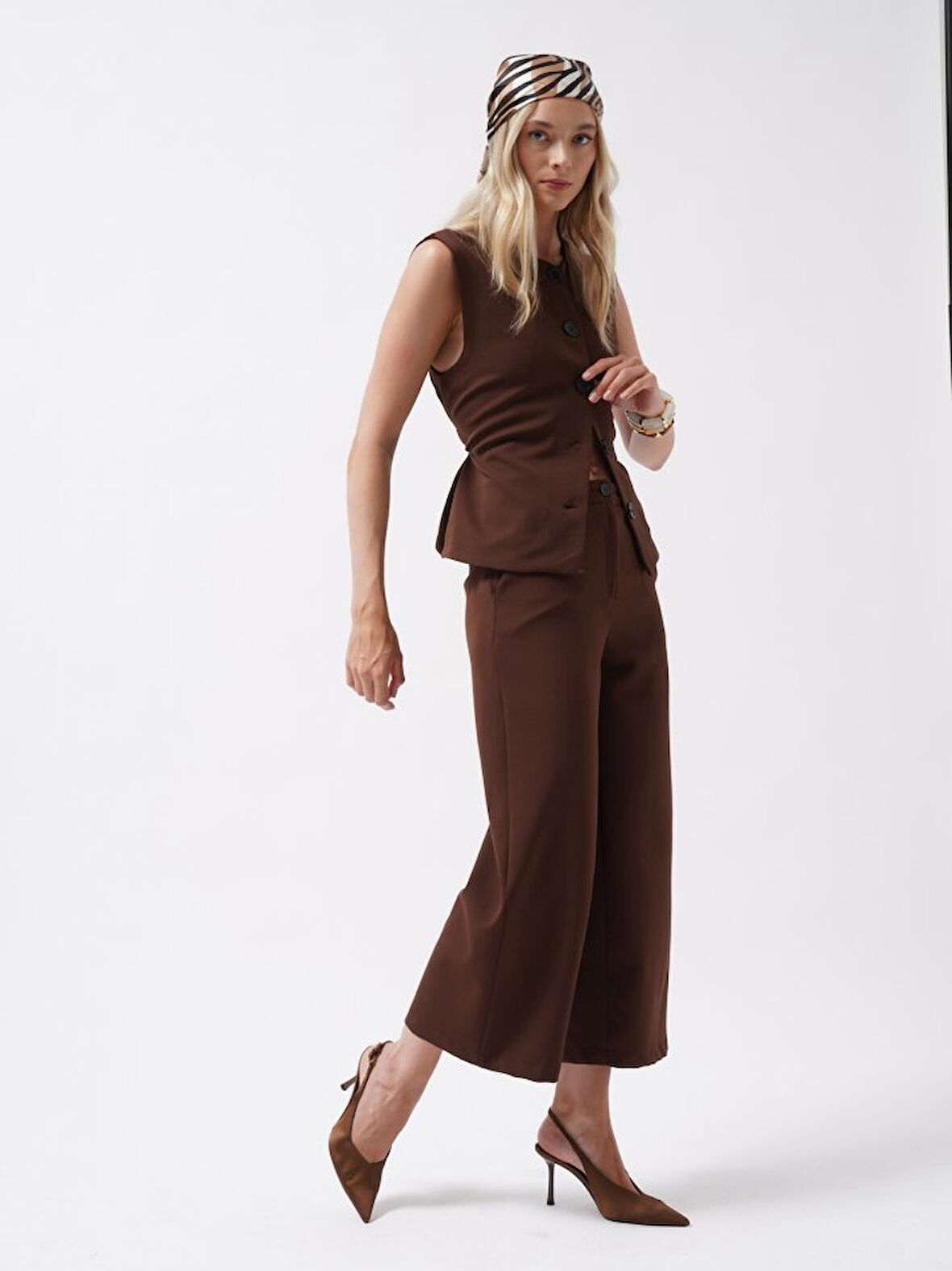 Modavera Bol Paça Midi Boy Pantolon