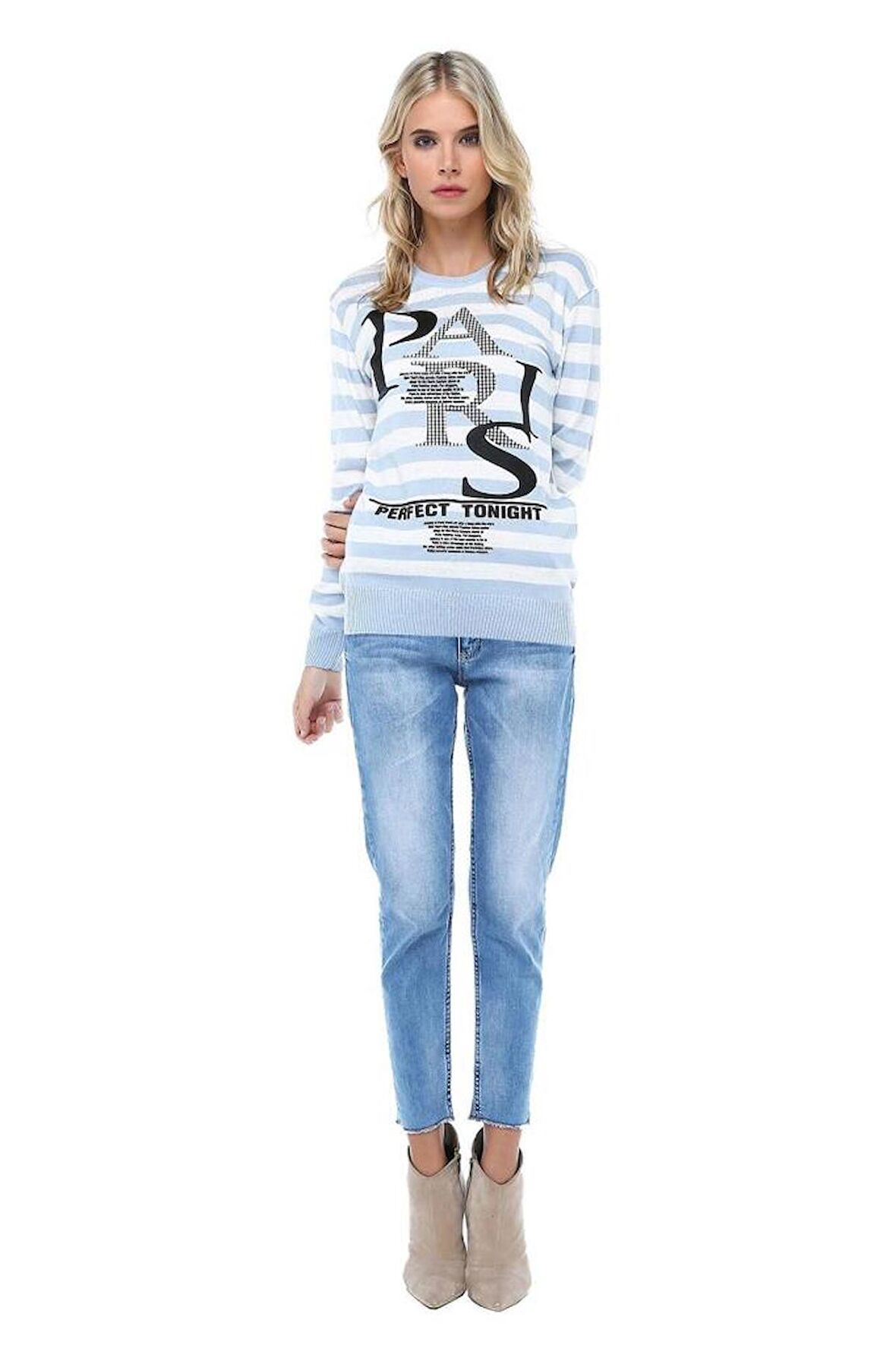 Mavi Denim Paça Saçak Detaylı Kadın Pantolon