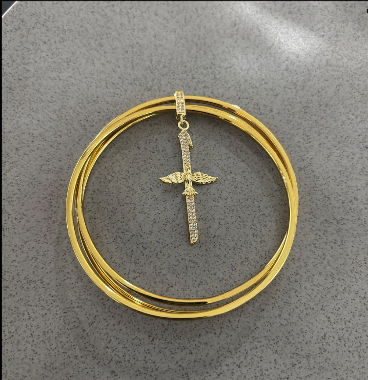 VividCharm Çelik Charm'lı 3'lü Ajda Bilezik