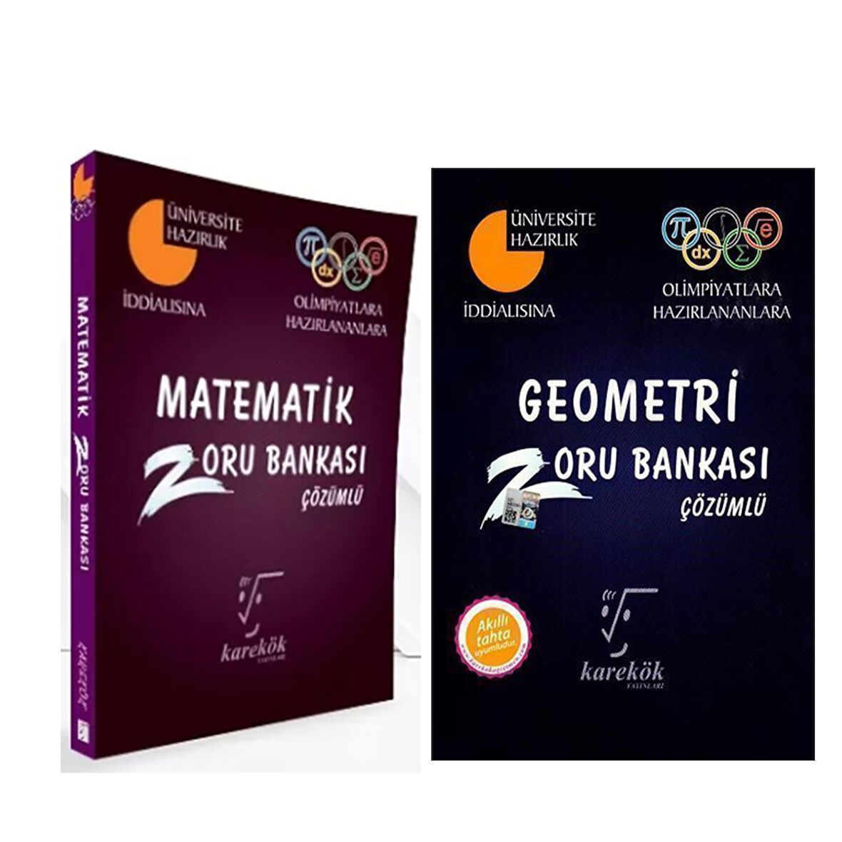 Karekök Yayınları Matematik ve Geometri Zoru Bankası Seti 2 Kitap