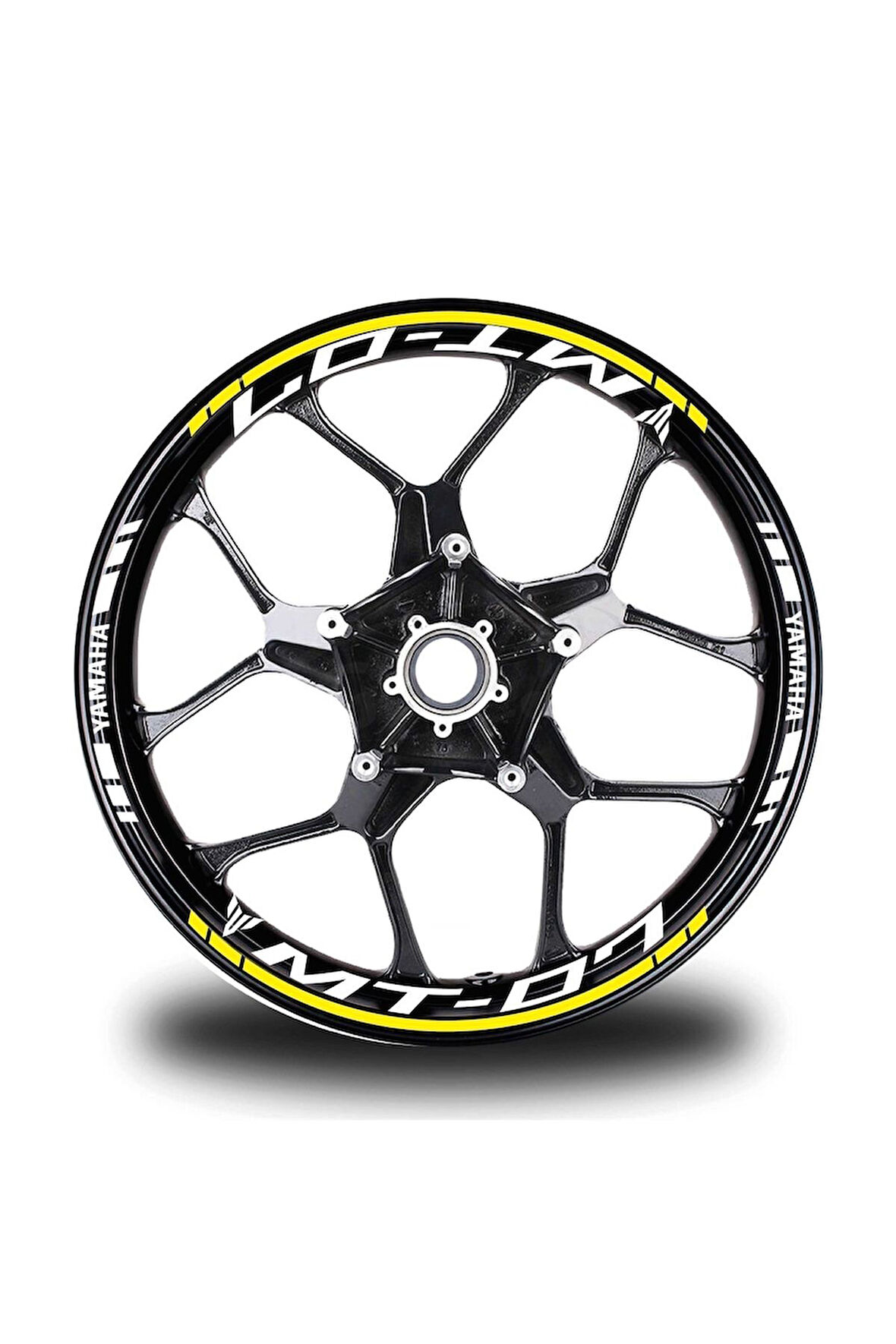 Turuncu Yamaha Fz6r Takım Jant Sticker Etiket