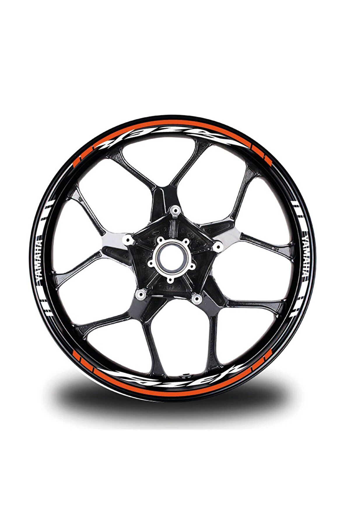 Turuncu Yamaha Fazer Jant Sticker Etiket