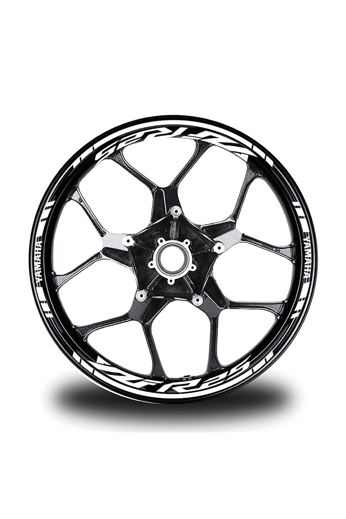 Beyaz Yamaha Yzf R25 Takım Jant Sticker Etiket