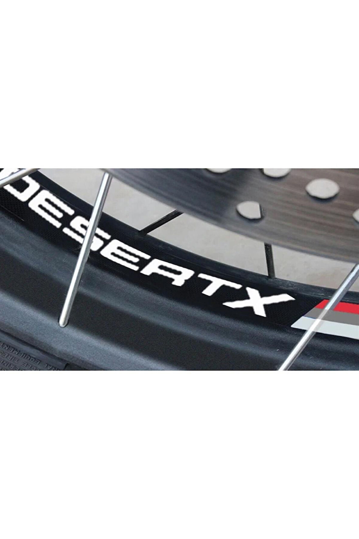 Ducati Desert X Jant içi Yazı Sticker Etiket Model