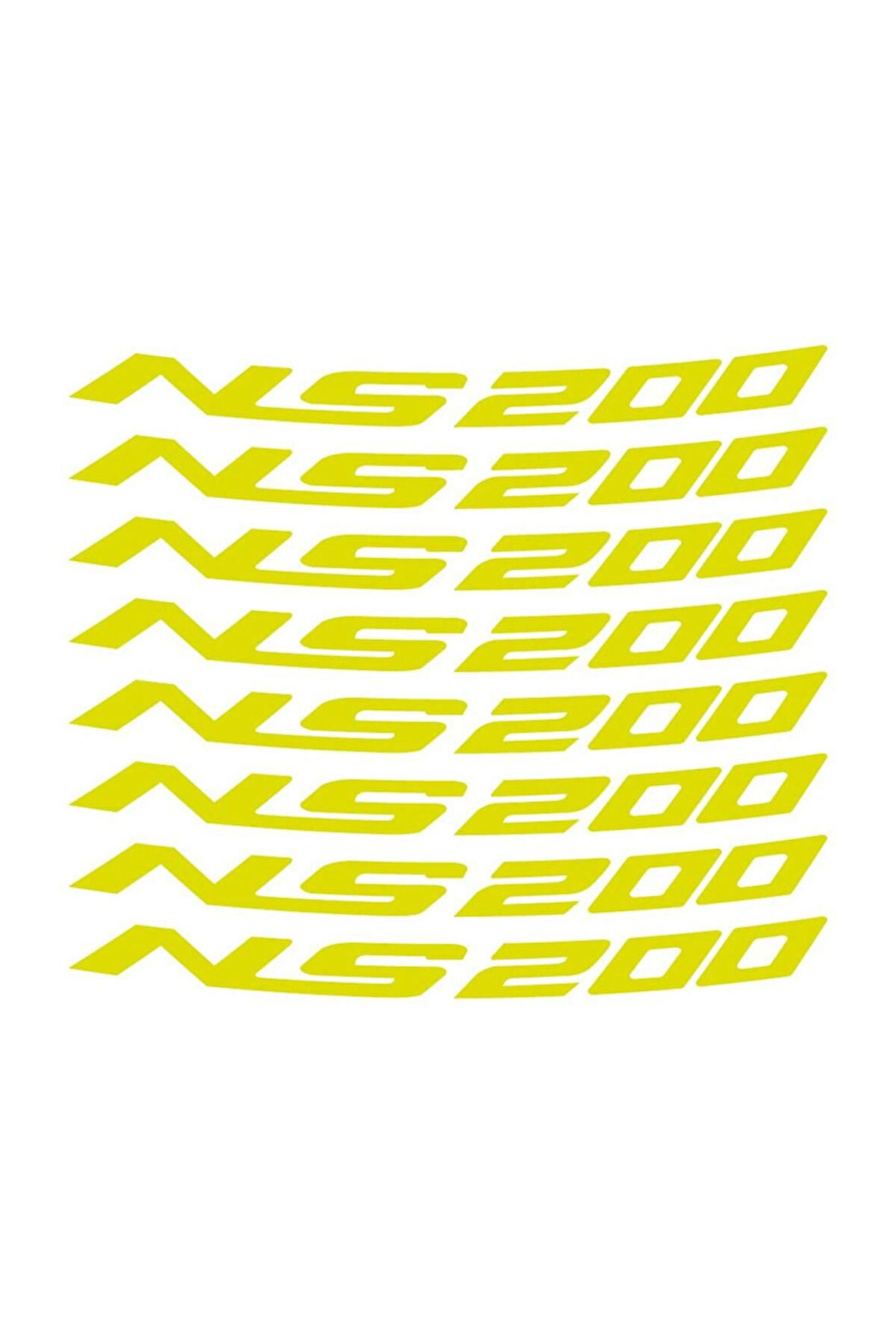 Bajaj Pulsar NS200 Jant İçi Sticker Etiket Modeli