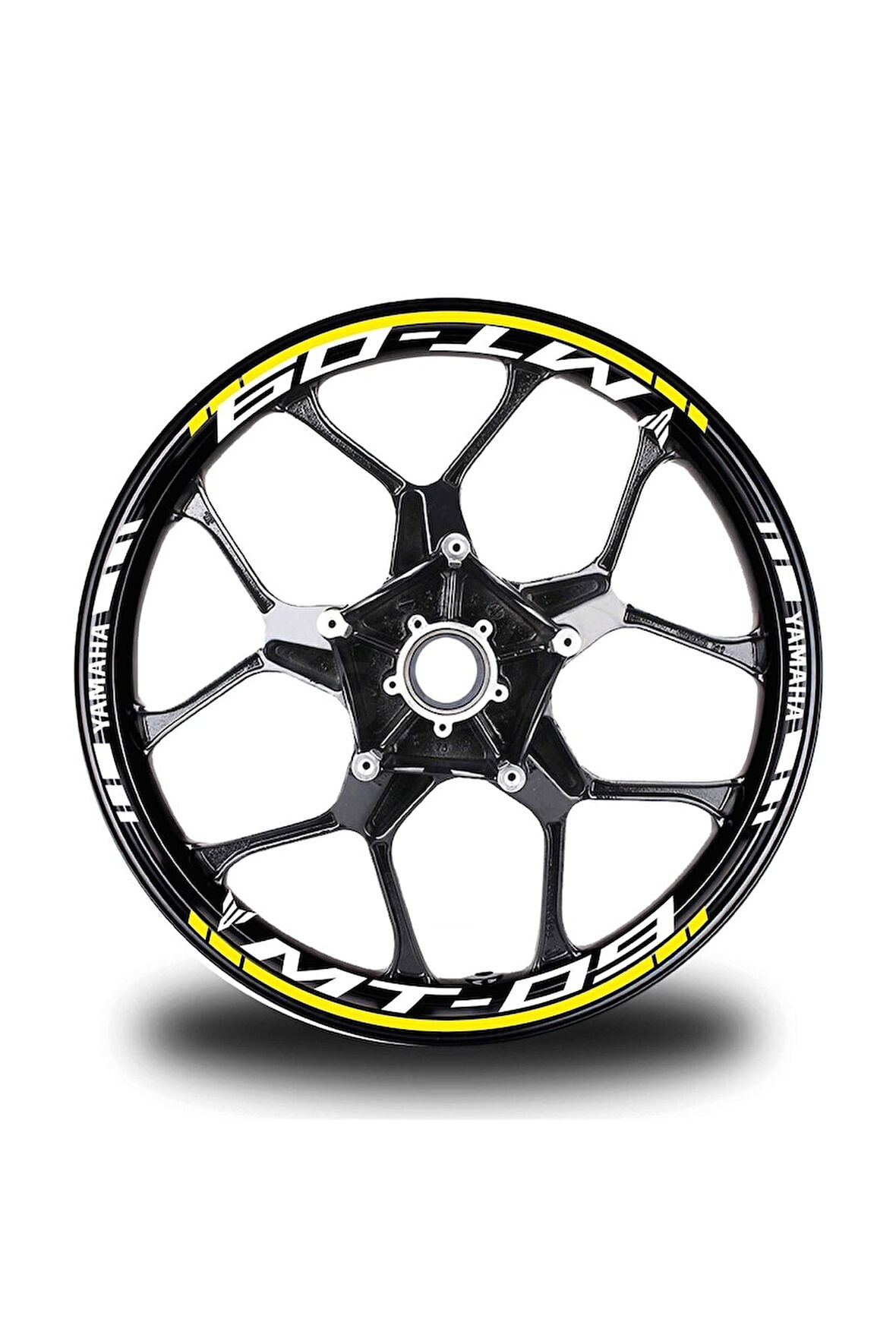 Kırmızı Yamaha Fz6 Takım Jant Sticker Etiket
