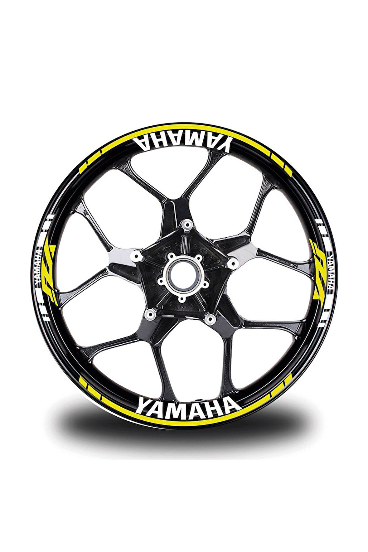 Yamaha YZF Sarı Takım Jant Sticker
