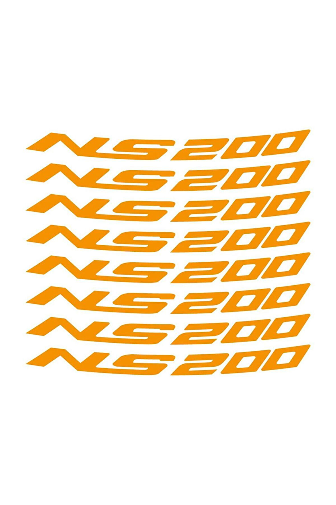 Bajaj Pulsar NS200 Jant İçi Sticker Etiket Modeli