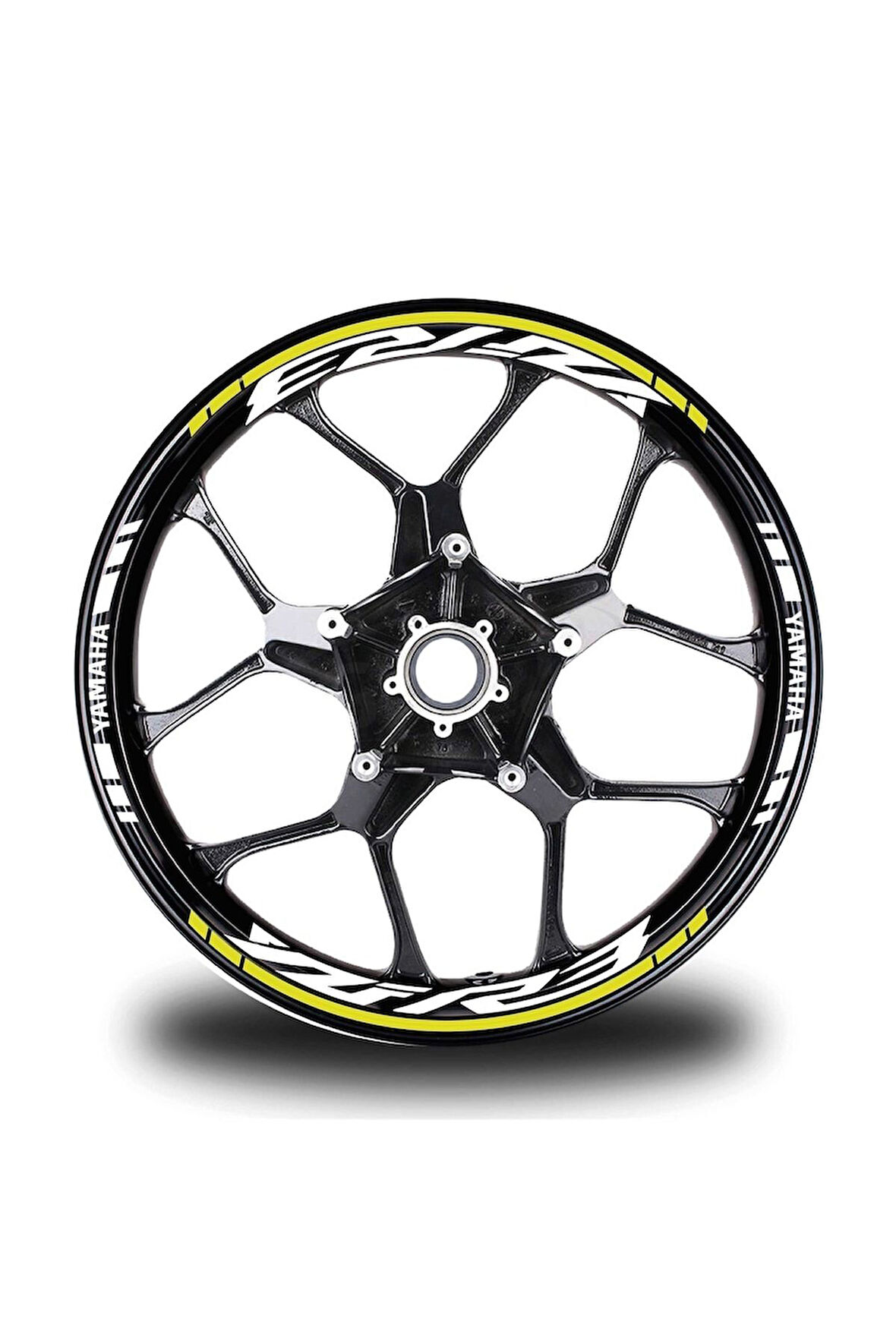 Turuncu Yamaha R6 Takım Jant Sticker Etiket