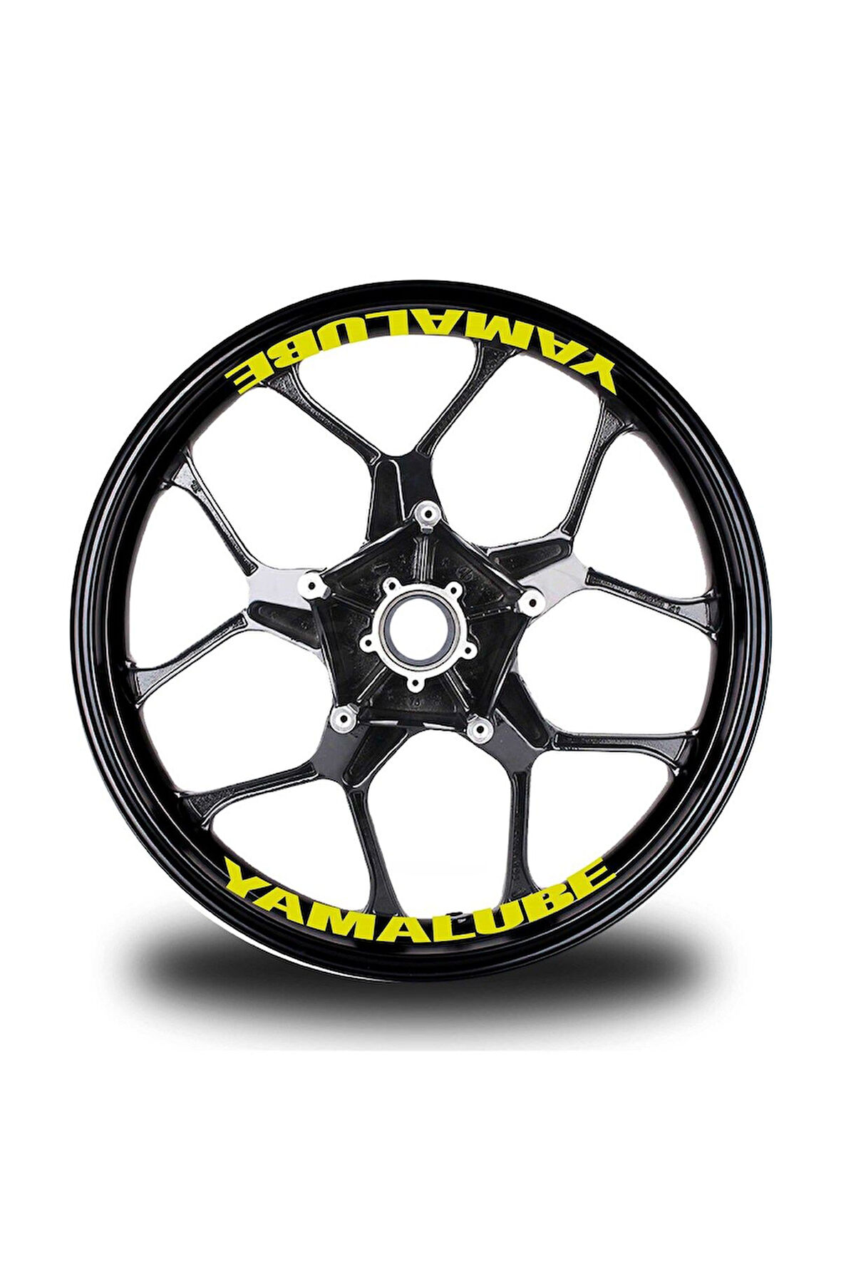 Yamalube Yazılı 8Li Jant İçi Yazı Sticker Etiket