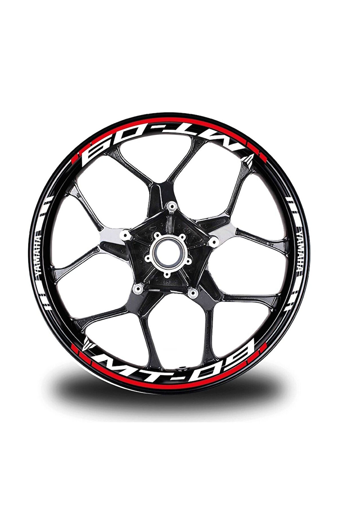 Sarı Yamaha Fz6 Takım Jant Sticker Etiket