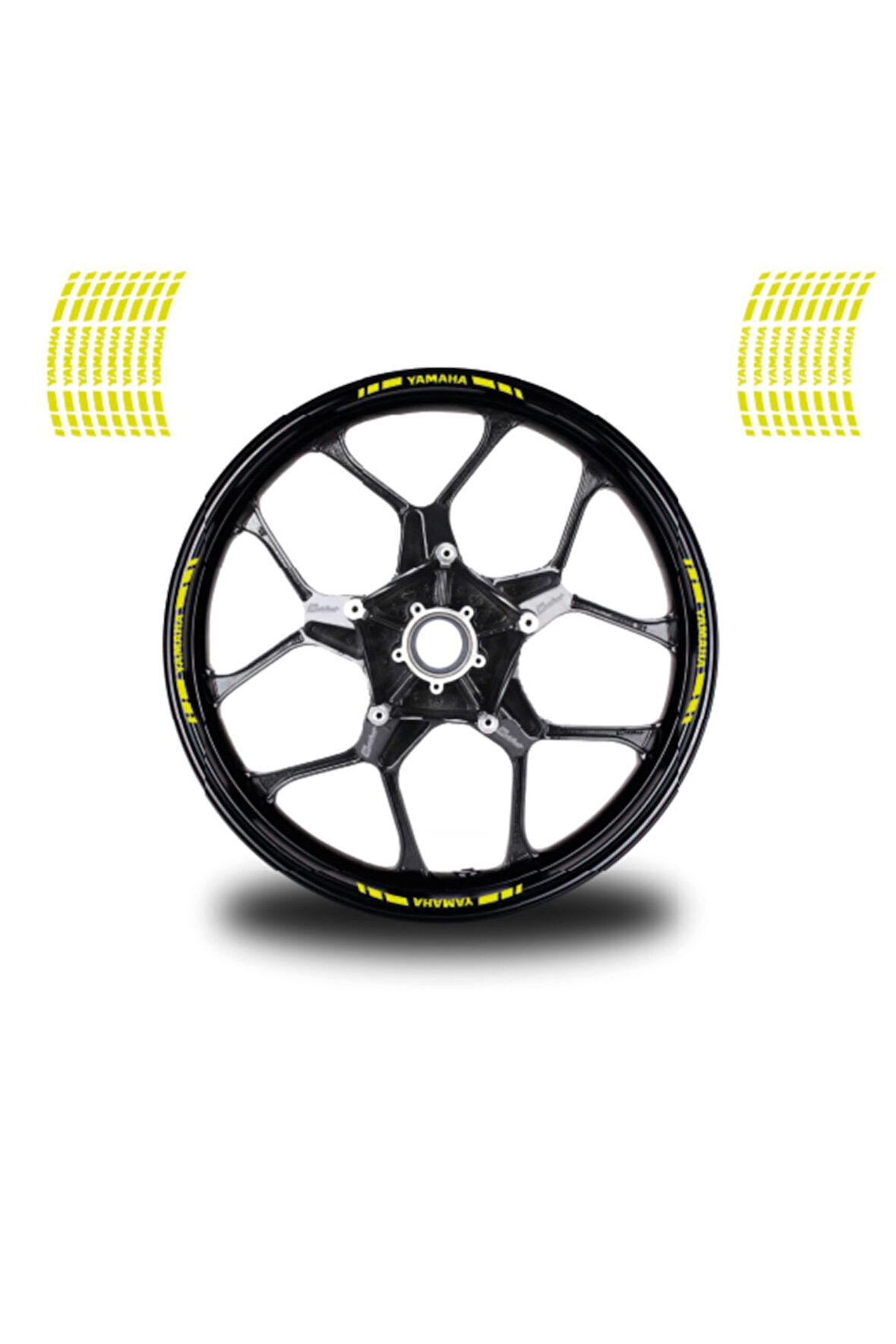 Yamaha 16'lı Jant Stıcker Modeli Neon Yeşil