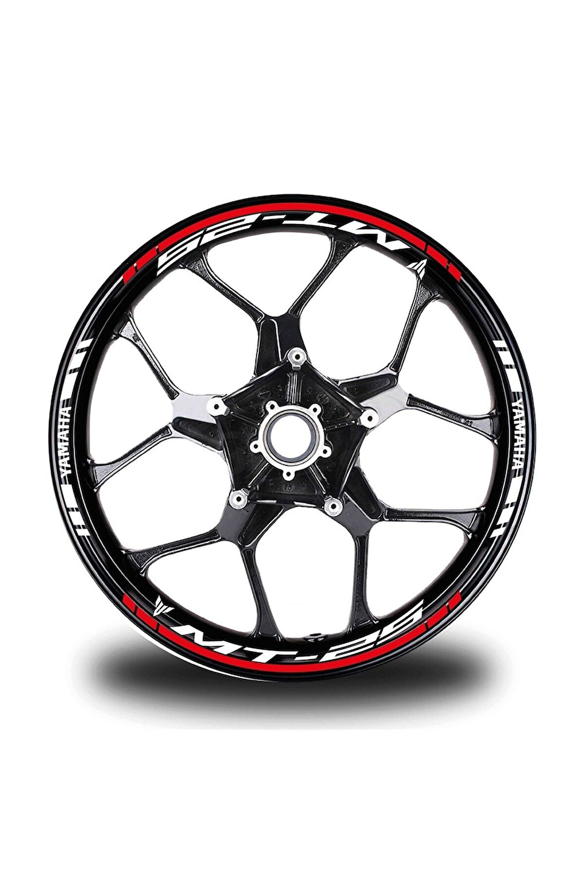 Gri Yamaha R1 Takım Jant Sticker Etiket