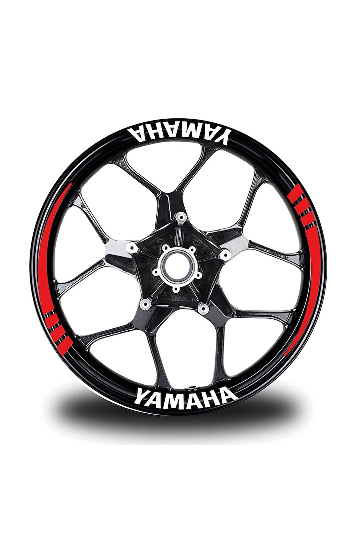 Yamaha Xmax 250 2 Kesikli Gümüş Gri Renk Sticker Modeli Jant Dahi