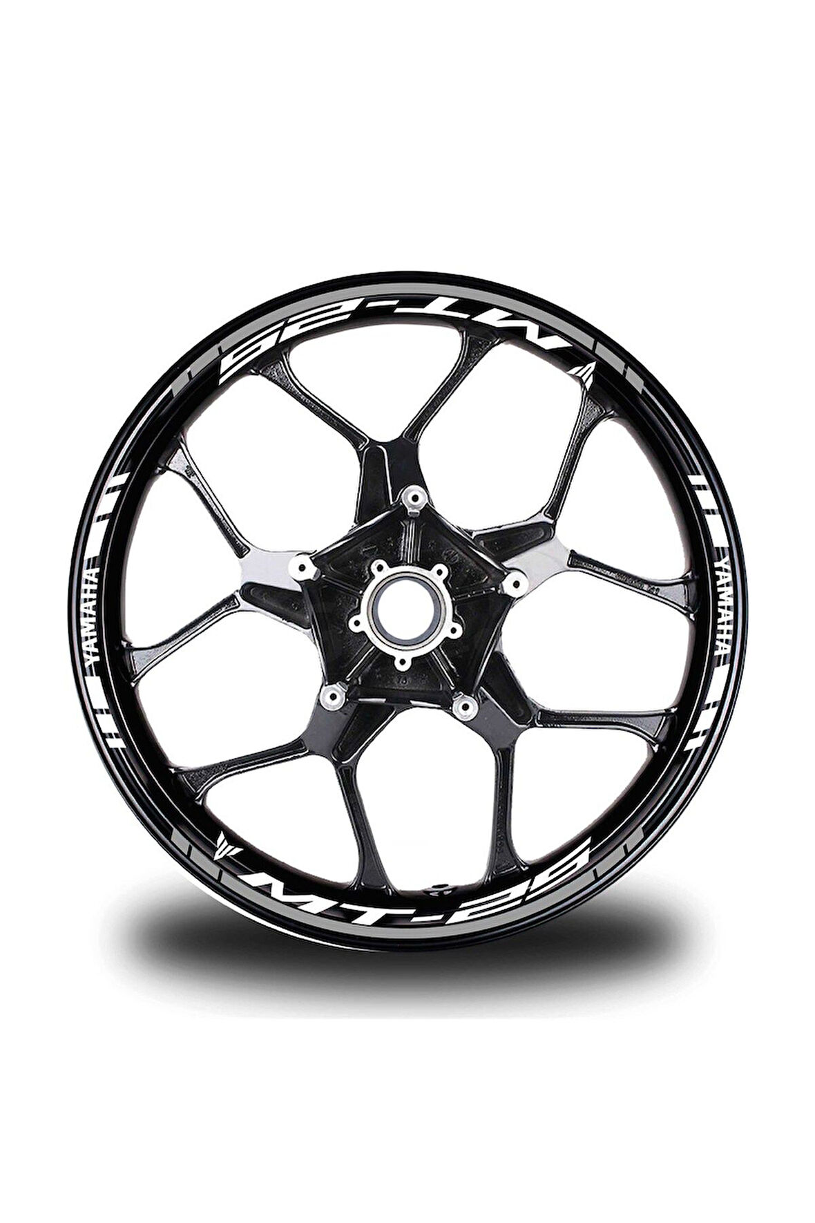 Gri Yamaha MT25 Takım Jant Sticker Etiket