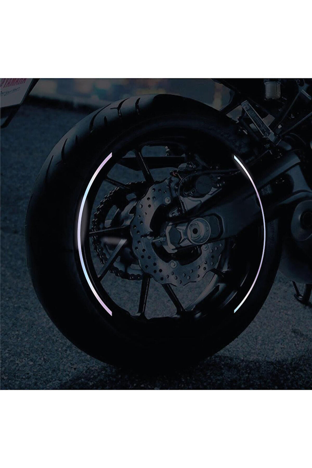 Hologram İkili Jant Sticker Etiket Modeli
