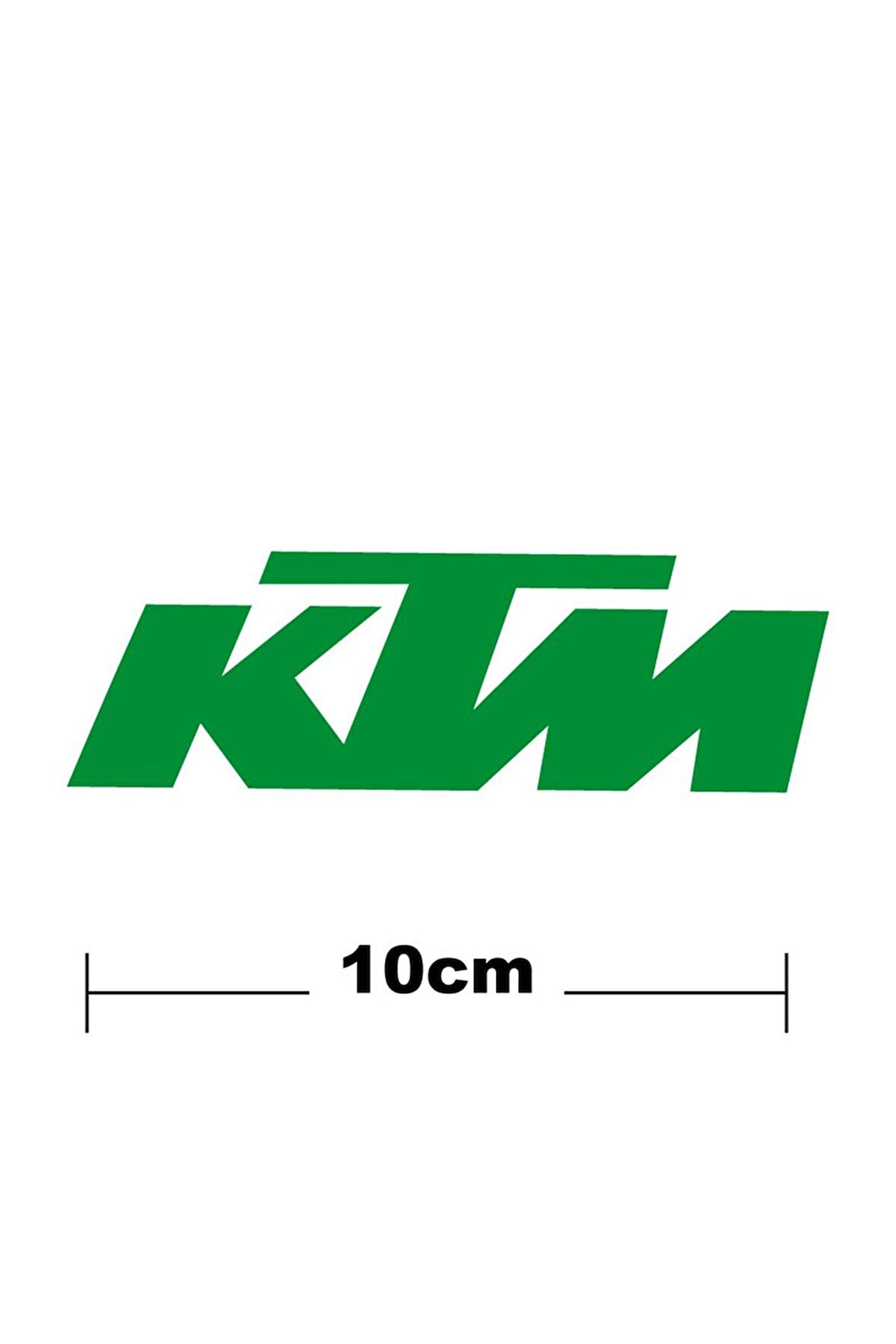 Ktm Logo Yazı Sticker Etiket Tek Renk