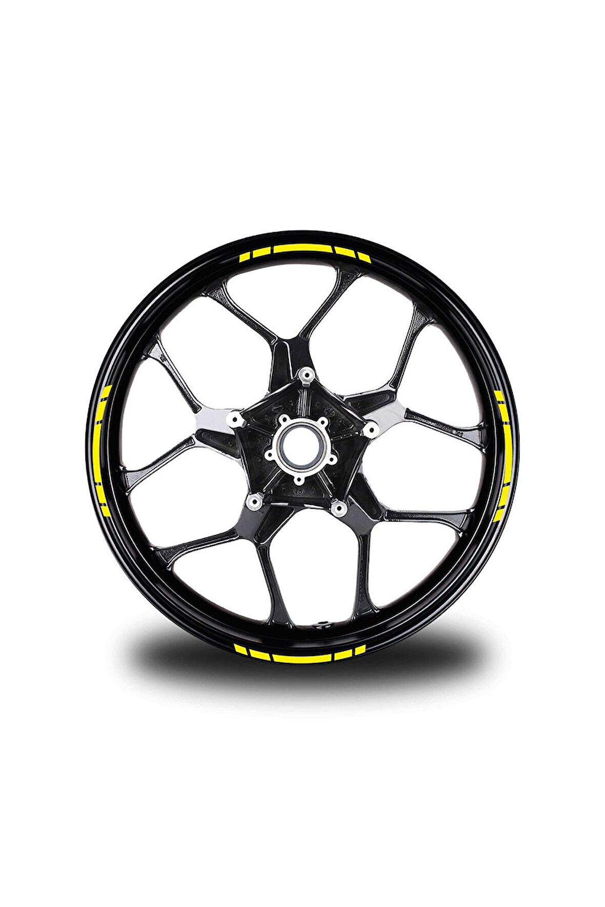 Yazısız Kısa Dış Şerit 16'lı Tek Renk Sticker Modeli