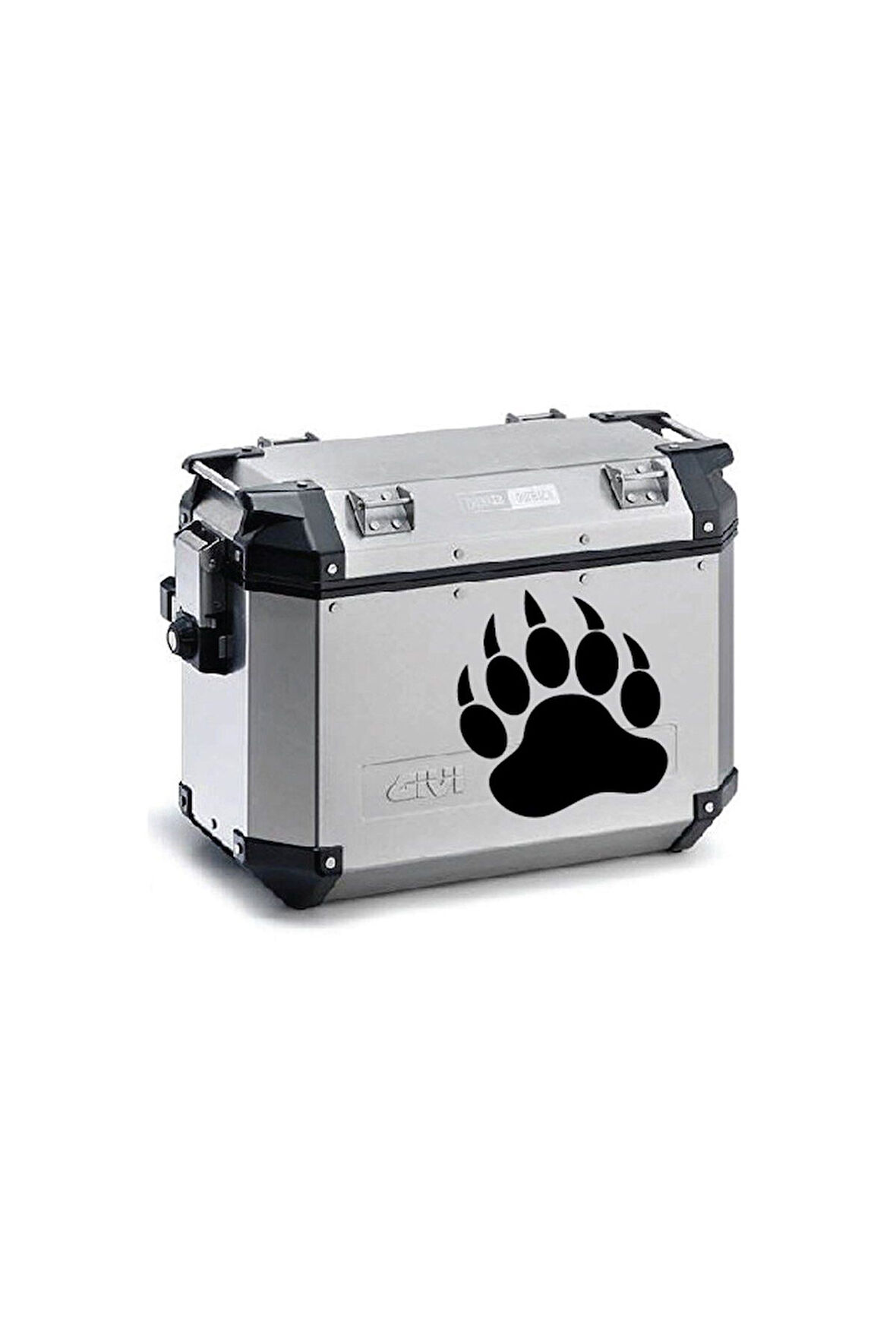 Pençe Desenli Motosiklet Çanta Sticker Etiket Modeli