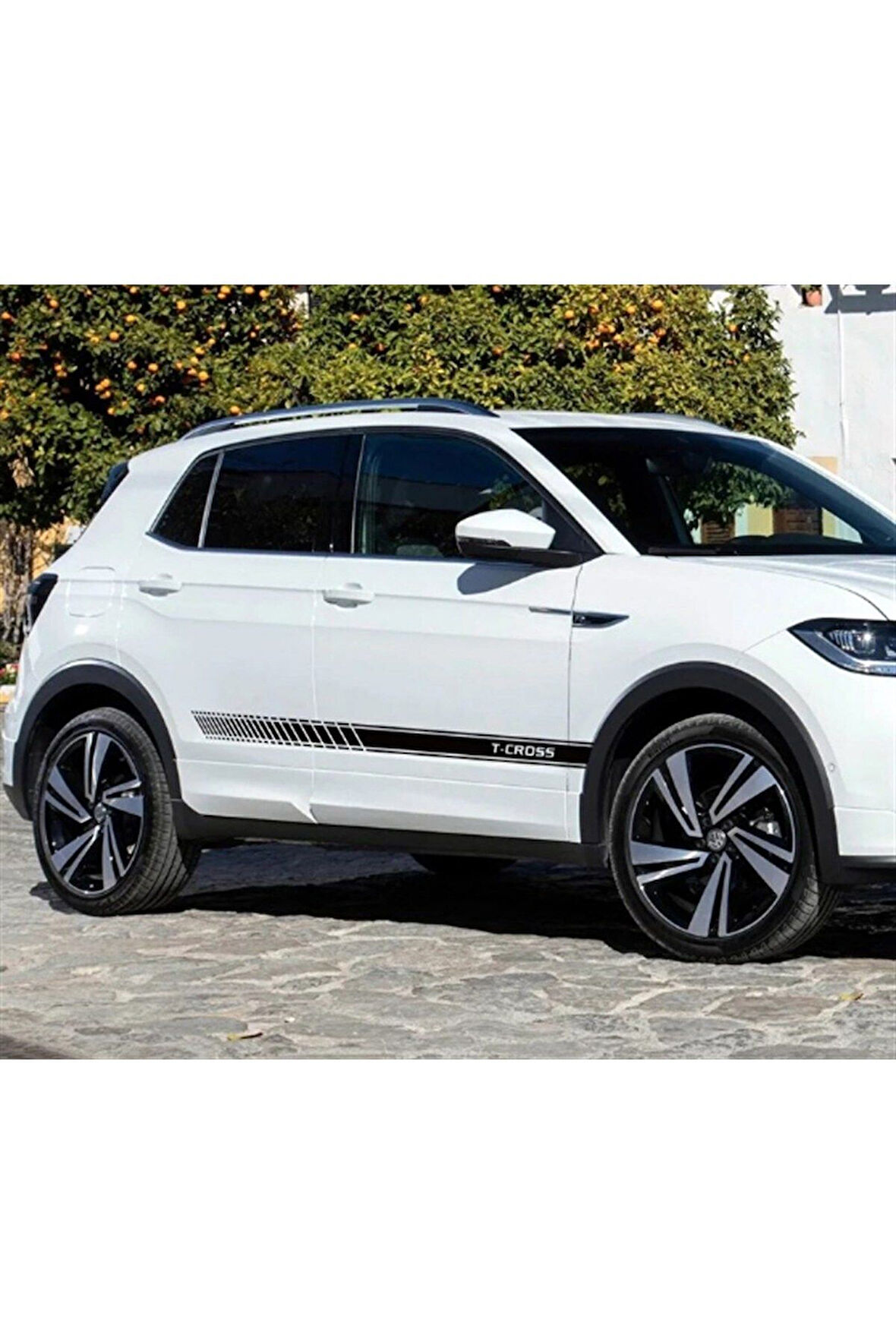 Volkswagen T-cross Yan Kapı Sticker Etiket Modeli