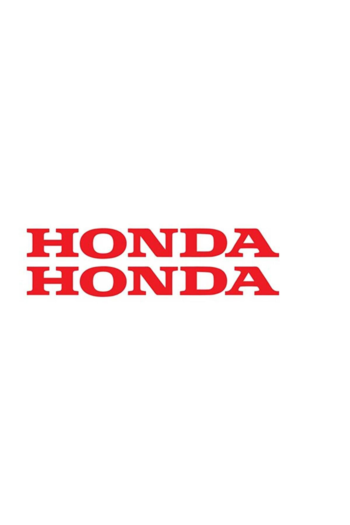 20 cm Honda Yazılı Mini Sticker Etiket Modeli
