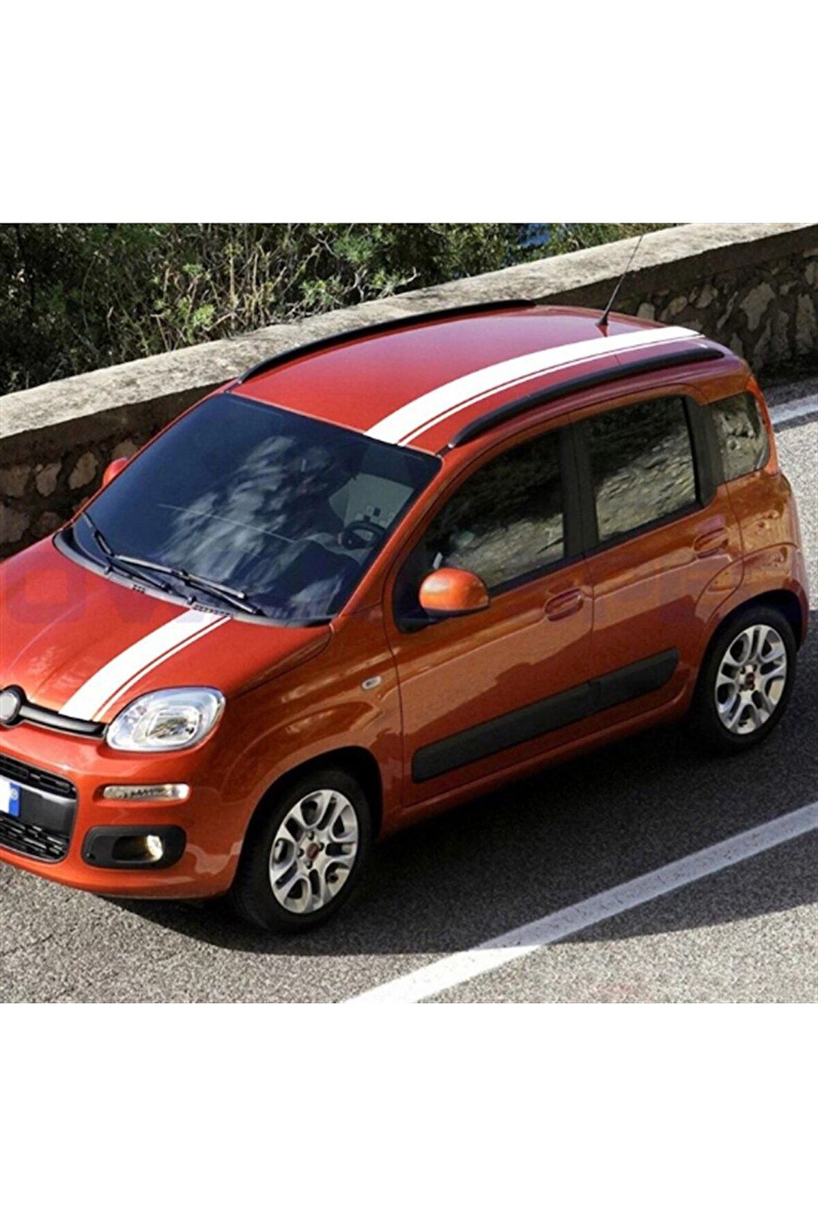 Ön Kaput, Tavan ve Bagaj İki Şerit Çizgi Sticker Etiket Modeli