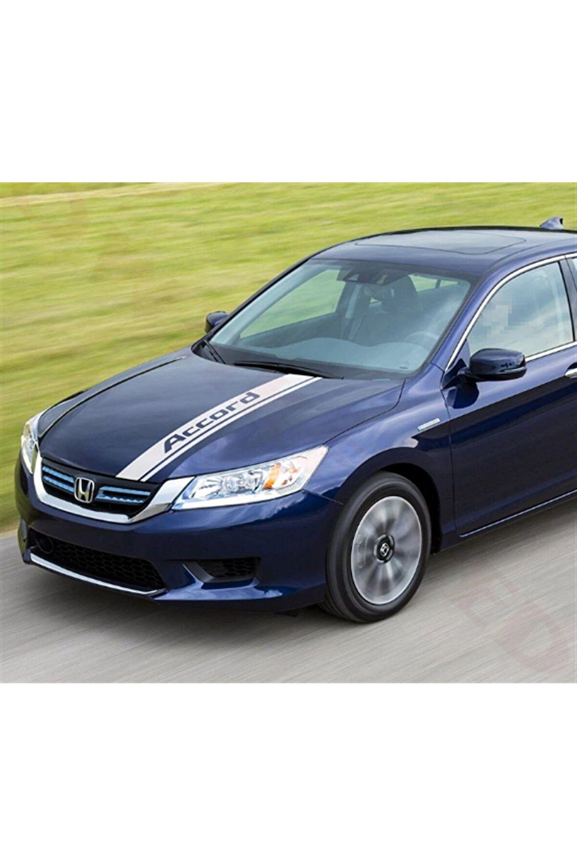 Honda Accord Sport Ön Kaput Şerit Sticker Etiket Modeli