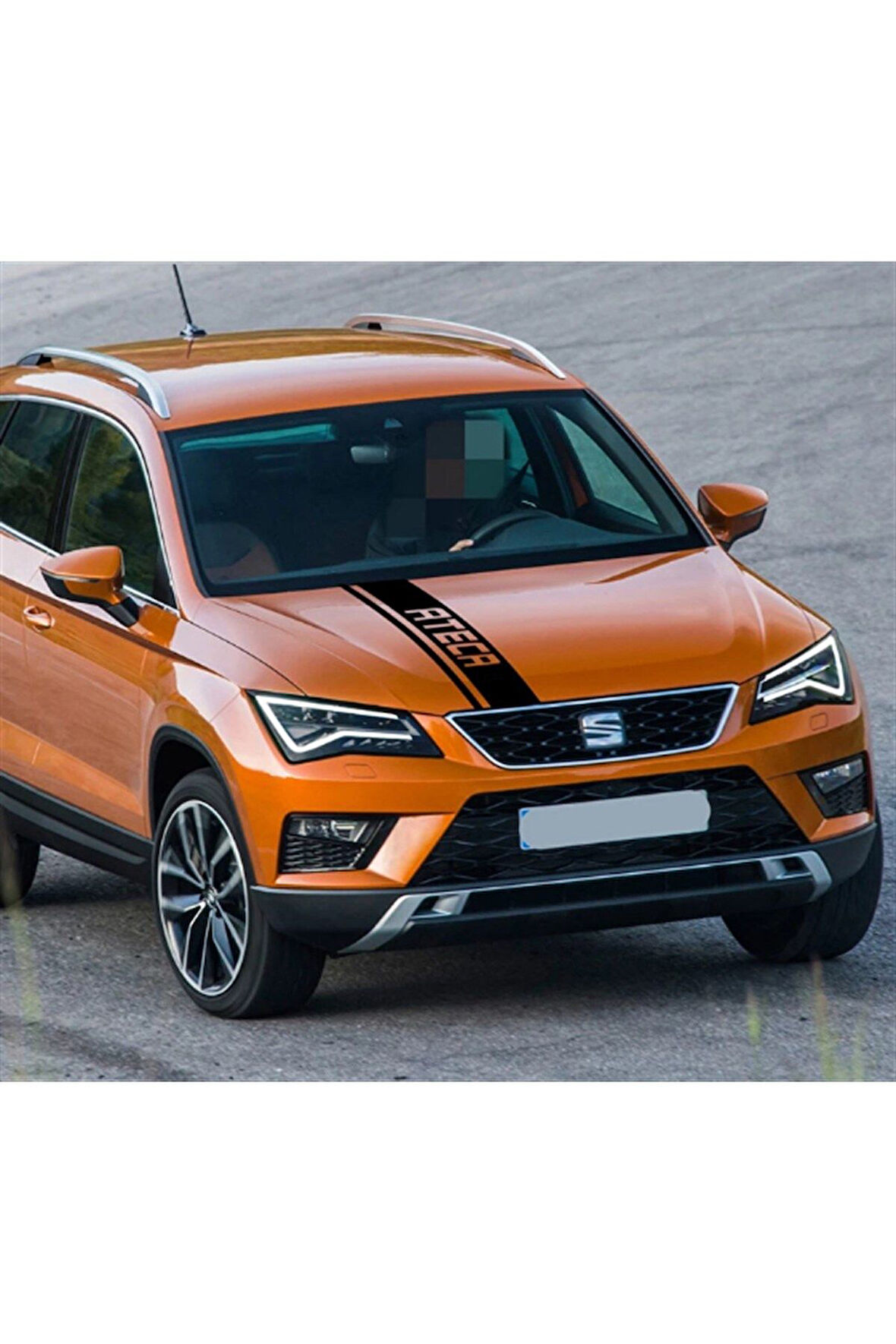 Seat Ateca Ön Kaput Şerit Sticker Etiket Modeli