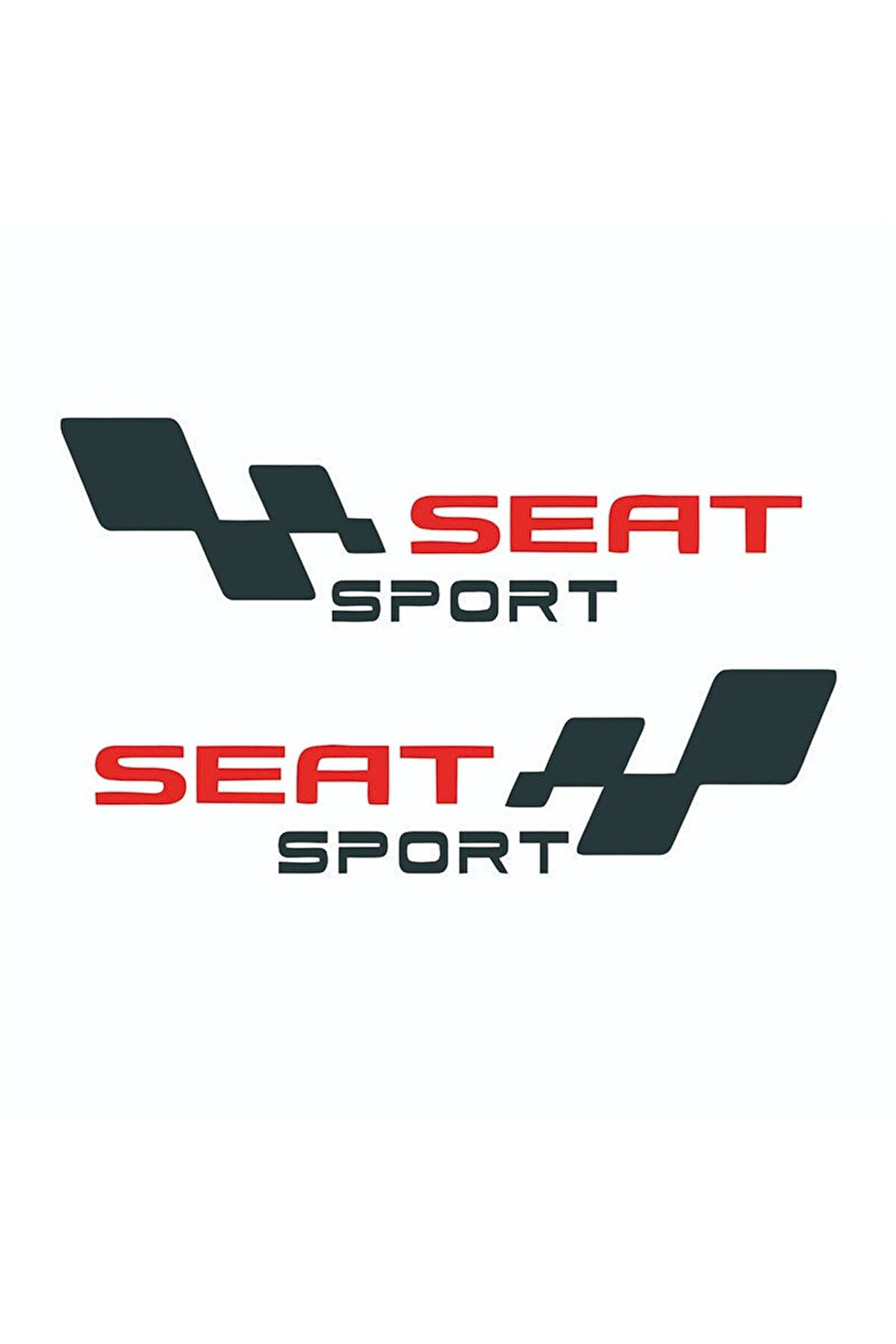 Seat Sport Yazılı Sticker Etiket Modeli