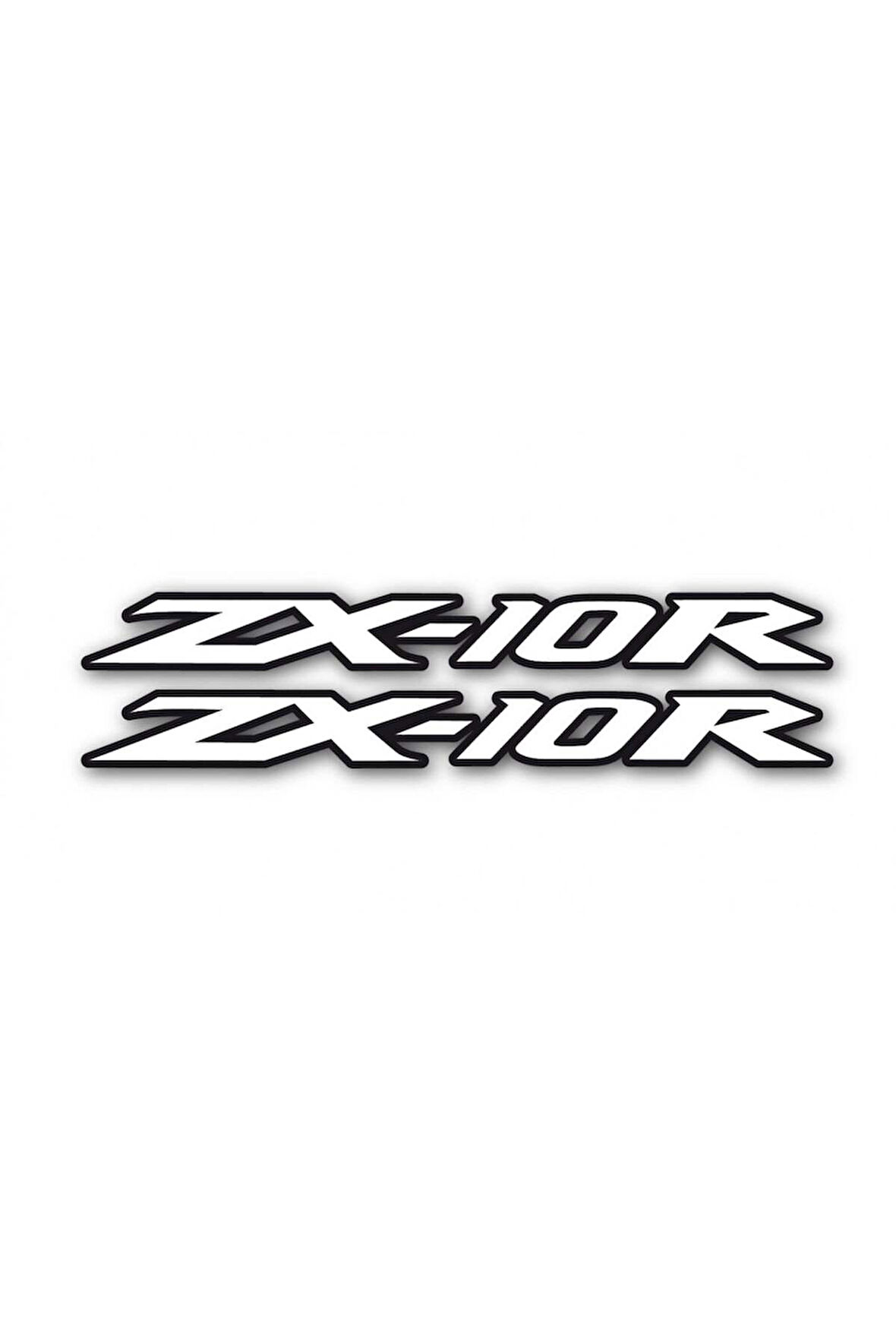 Kawasaki ZX10 R Baskılı Korumalı Sticker Etiket Modeli