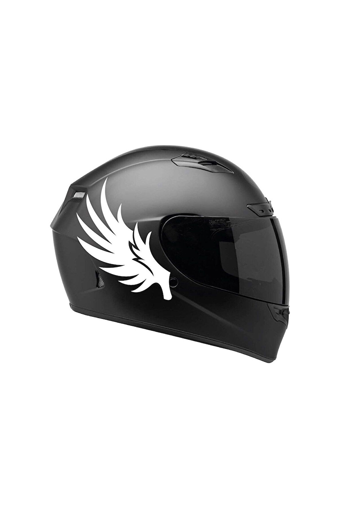 Tek Renk Kanat ( Wing Helmet Stickers ) Kask Sticker Etiket Modeli 2