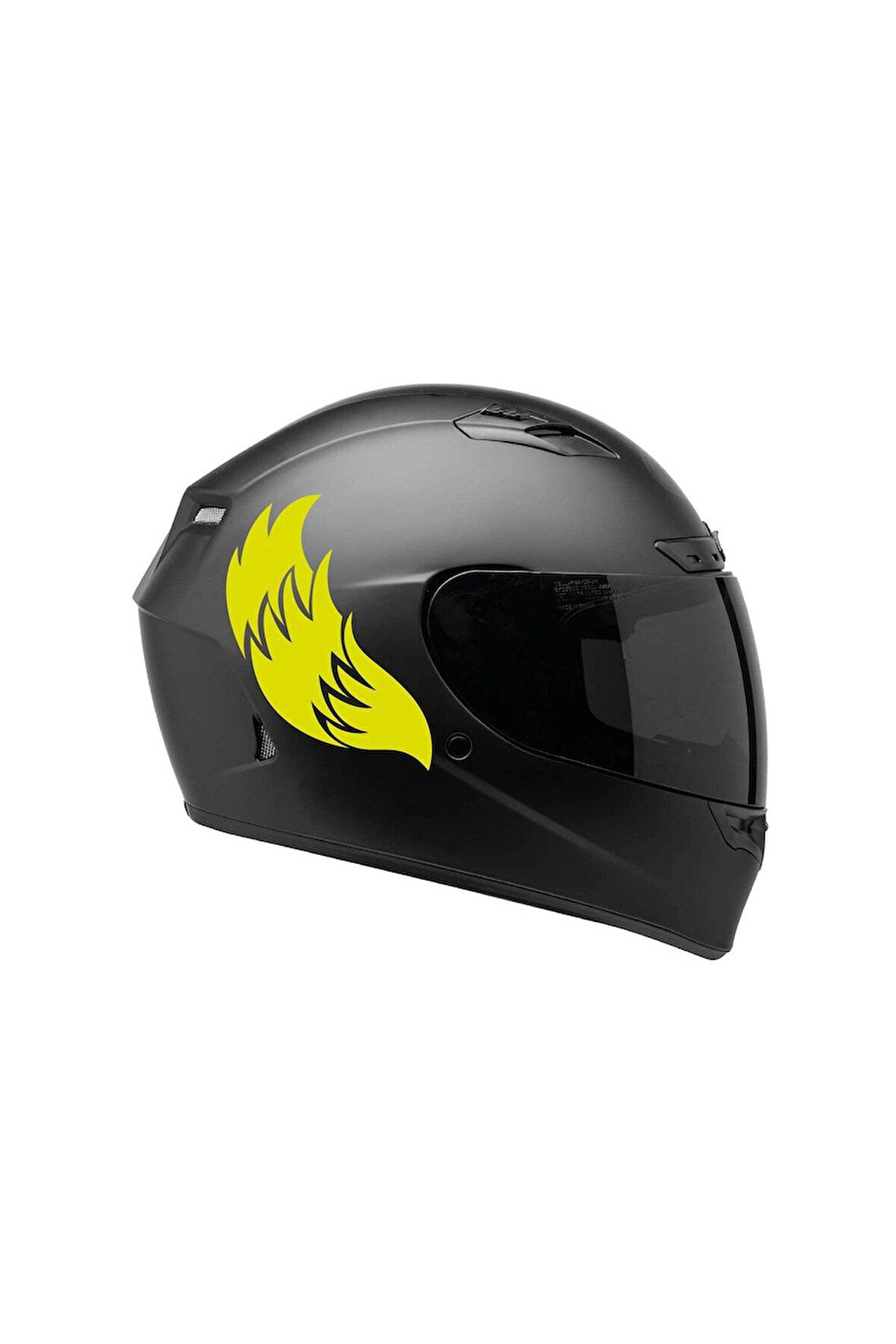 Tek Renk Kanat ( Wing Helmet Stickers ) Kask Sticker Etiket Modeli 3